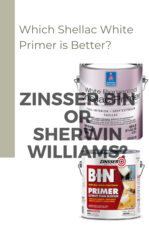 Which Shellac White Primer is Better: Zinsser Bin or Sherwin Williams?