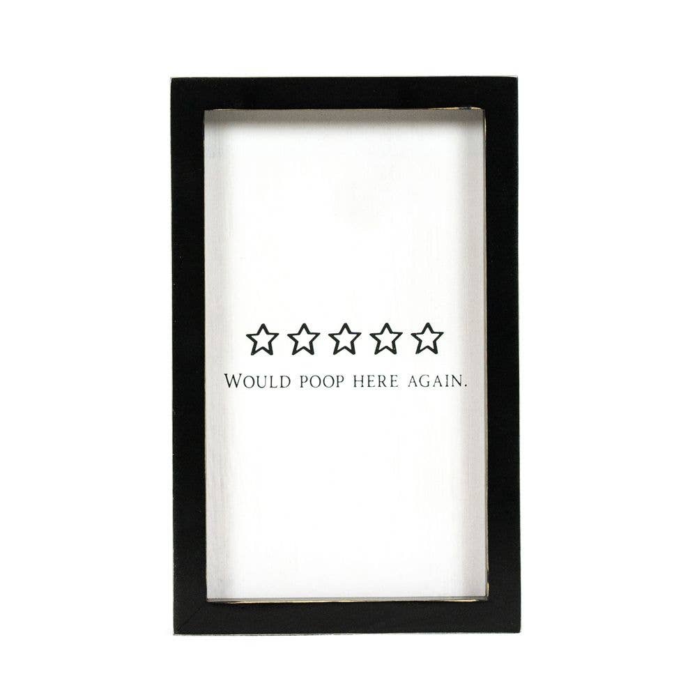 Bum/Poo Reversible Sign