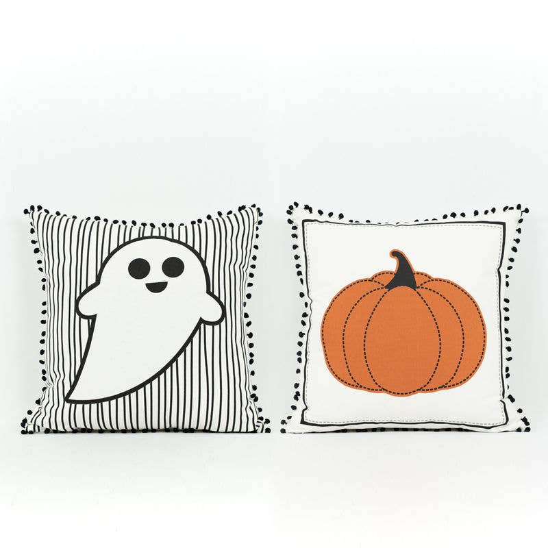 Ghost/Pumpkin Reversible Pillow