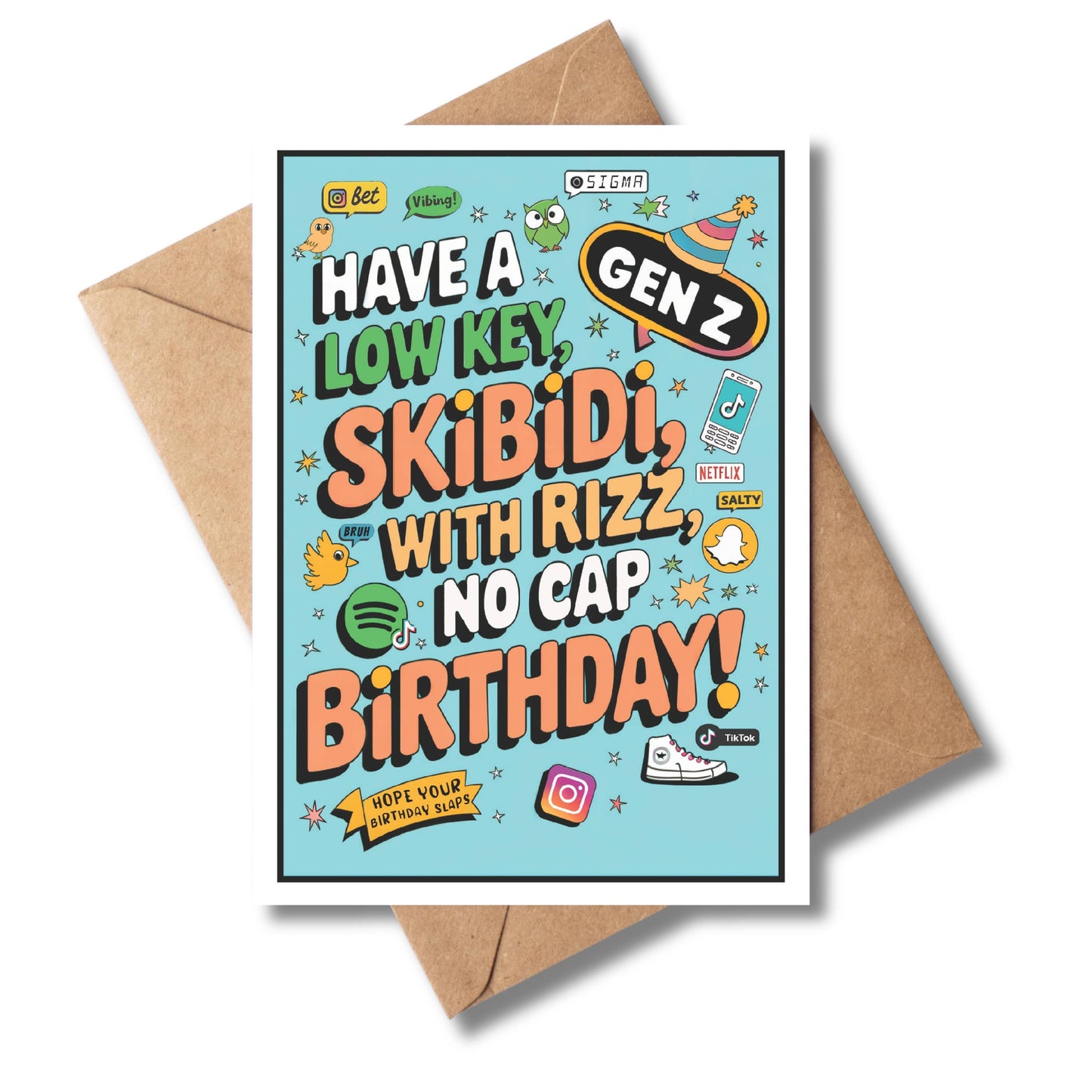 Funny Cards, Greeting Card, Birthday Cards for Girls - Gen Z