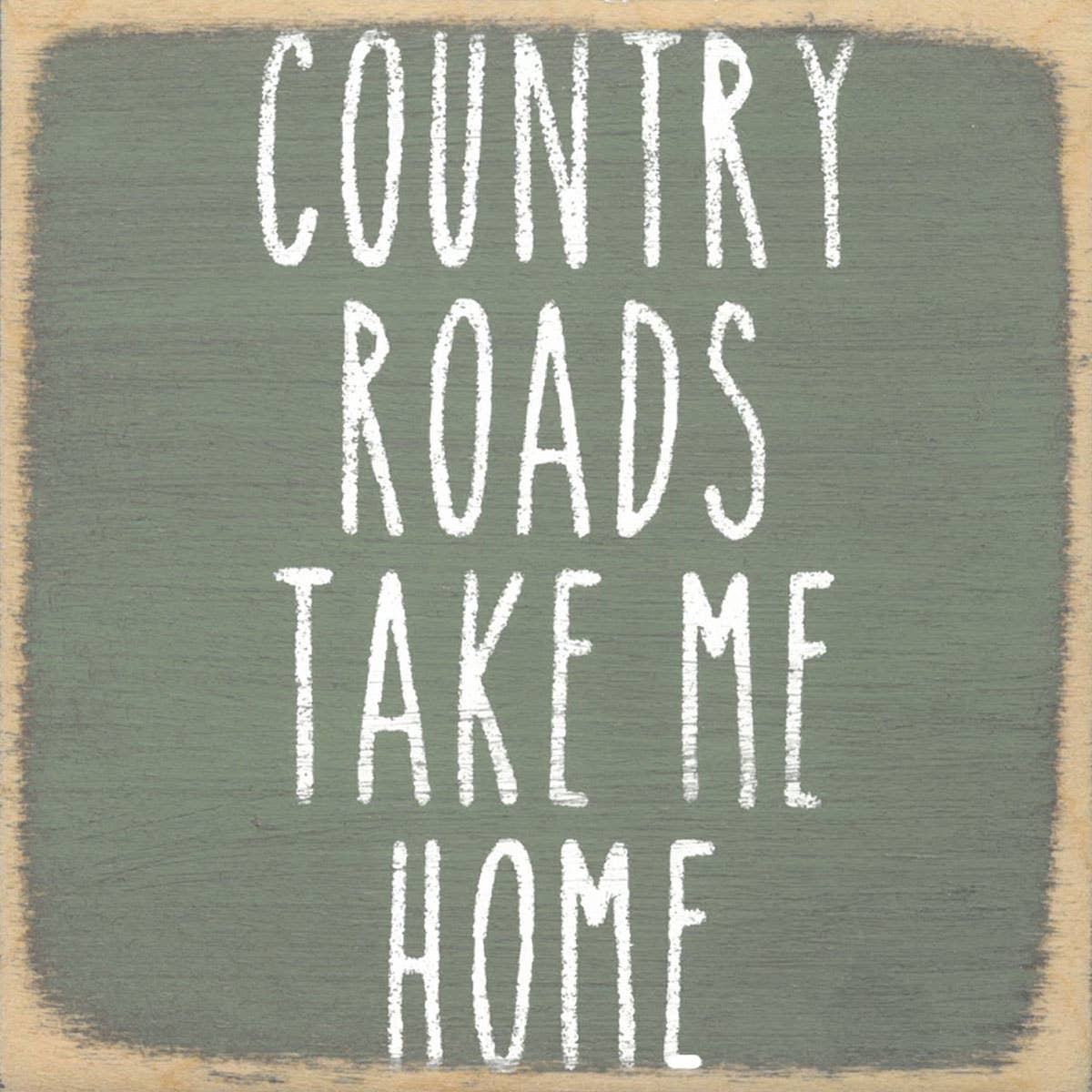 Country Roads Sign