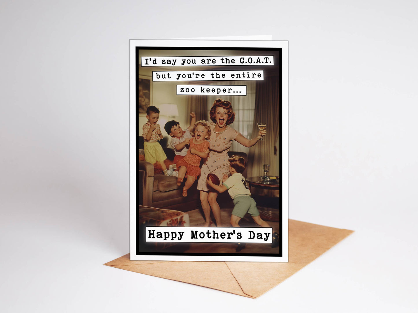 GOAT- Mother's Day Card