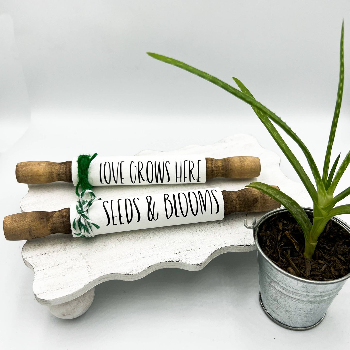 Mini plant rolling pin | Succulent decor | Plant lover decor