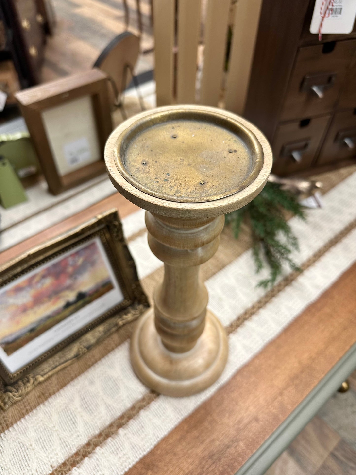 Wood Candle Stick