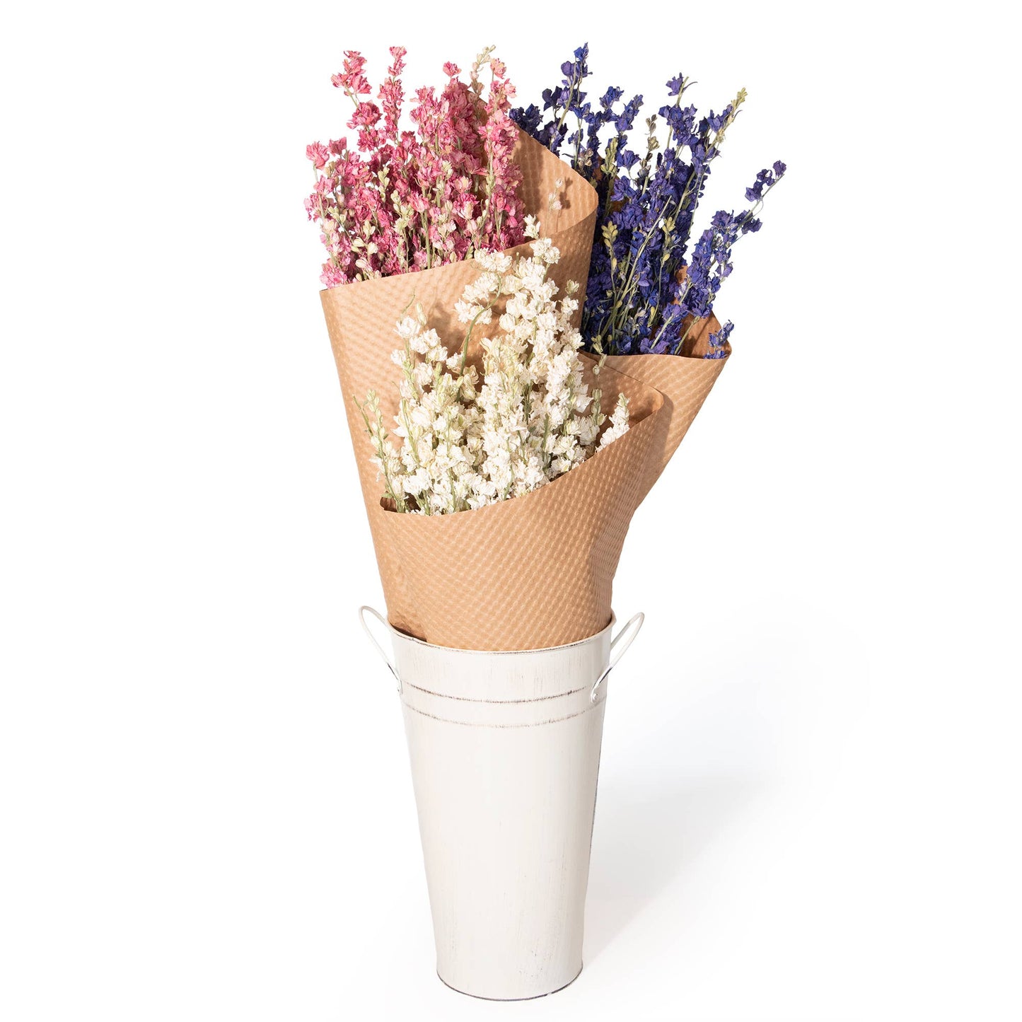 Assorted Dried Larkspur Flower Bundles