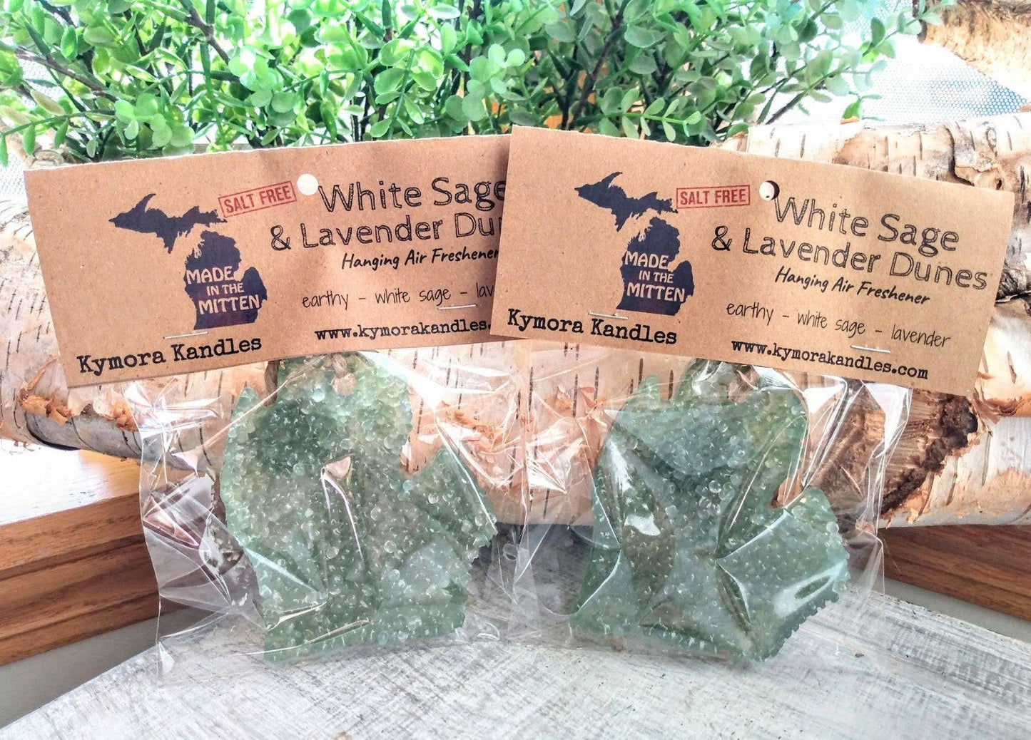 Hanging Air Freshener - White Sage & Lavender Dunes
