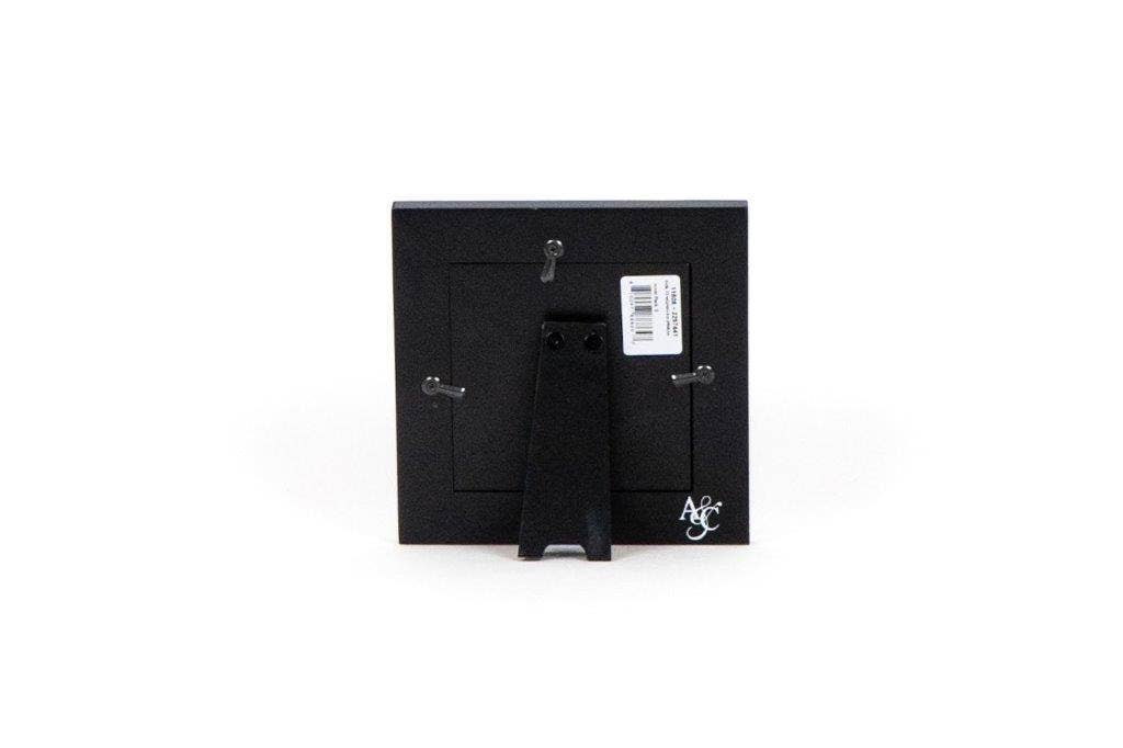4X4 Black Wood Solid Photo Frame