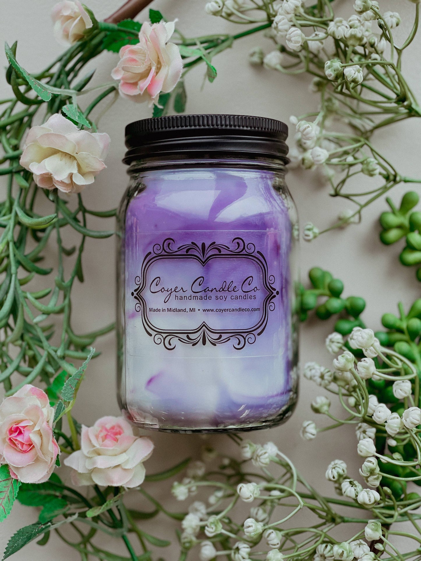 16 oz. Pint Mason Jar Candles - Spring Collection