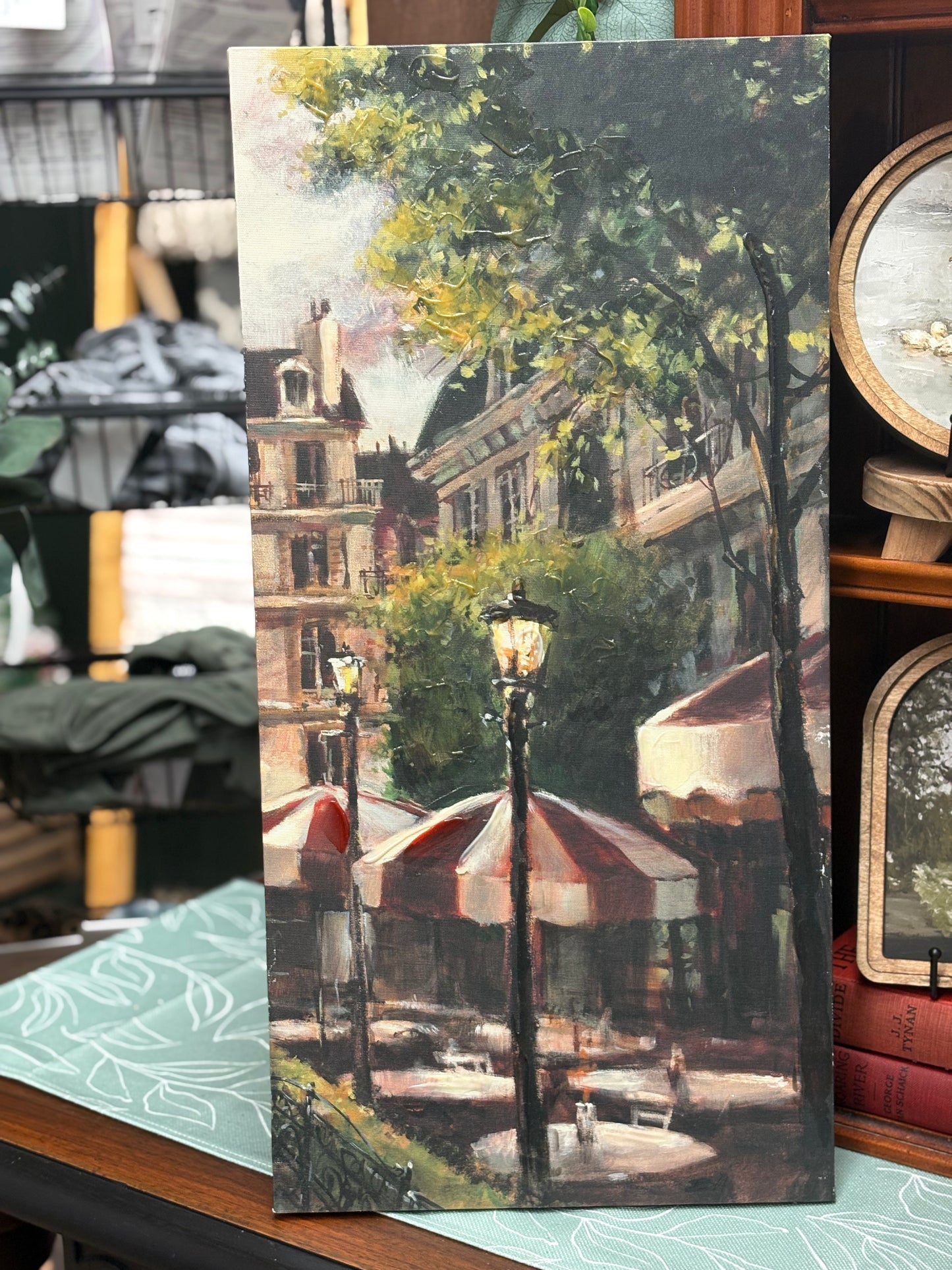 French Canvas Art, Assorted