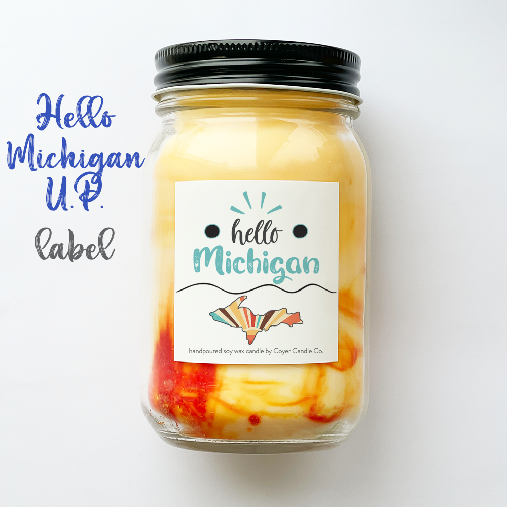16 oz. Jar Candles - Michigan Designs Collection