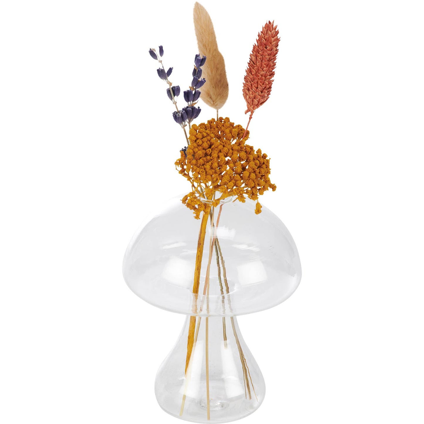 Clear Mushroom Vase
