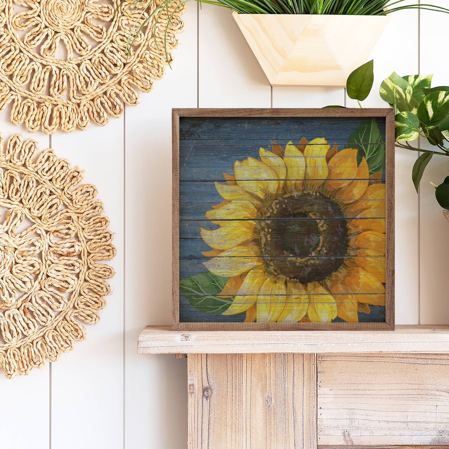 Denim Sunflower