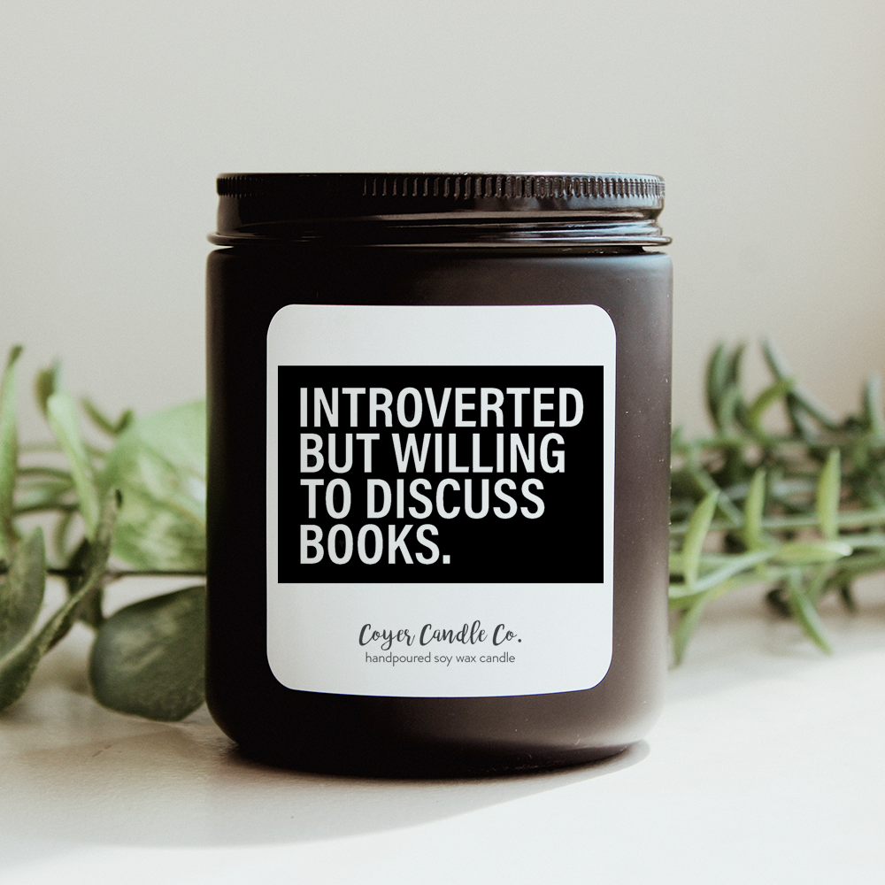 9 oz. Black Jar - Book Love!