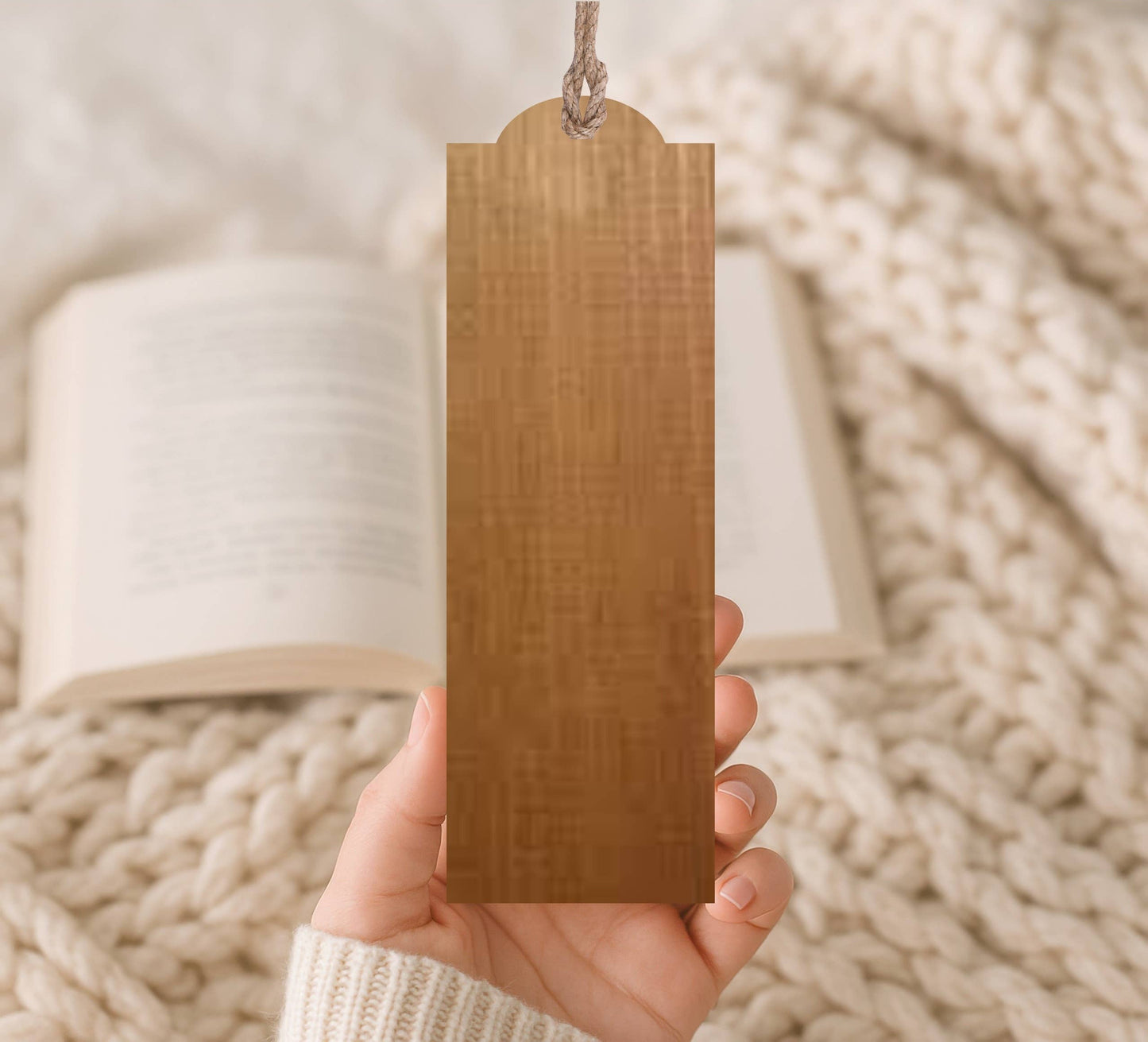 Jesus Sheep-Wood Bookmark