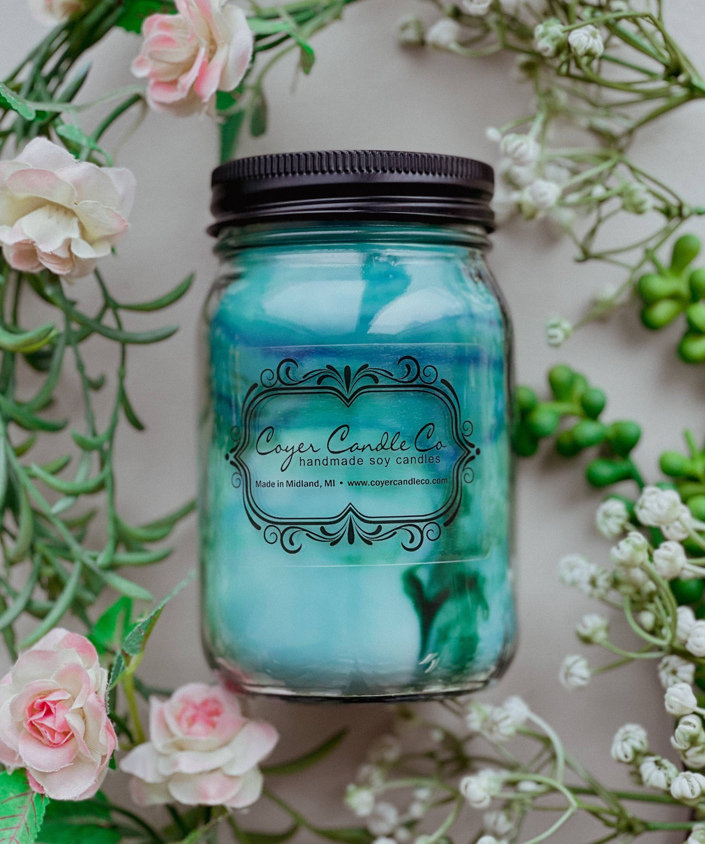 16 oz. Pint Mason Jar Candles - Spring Collection