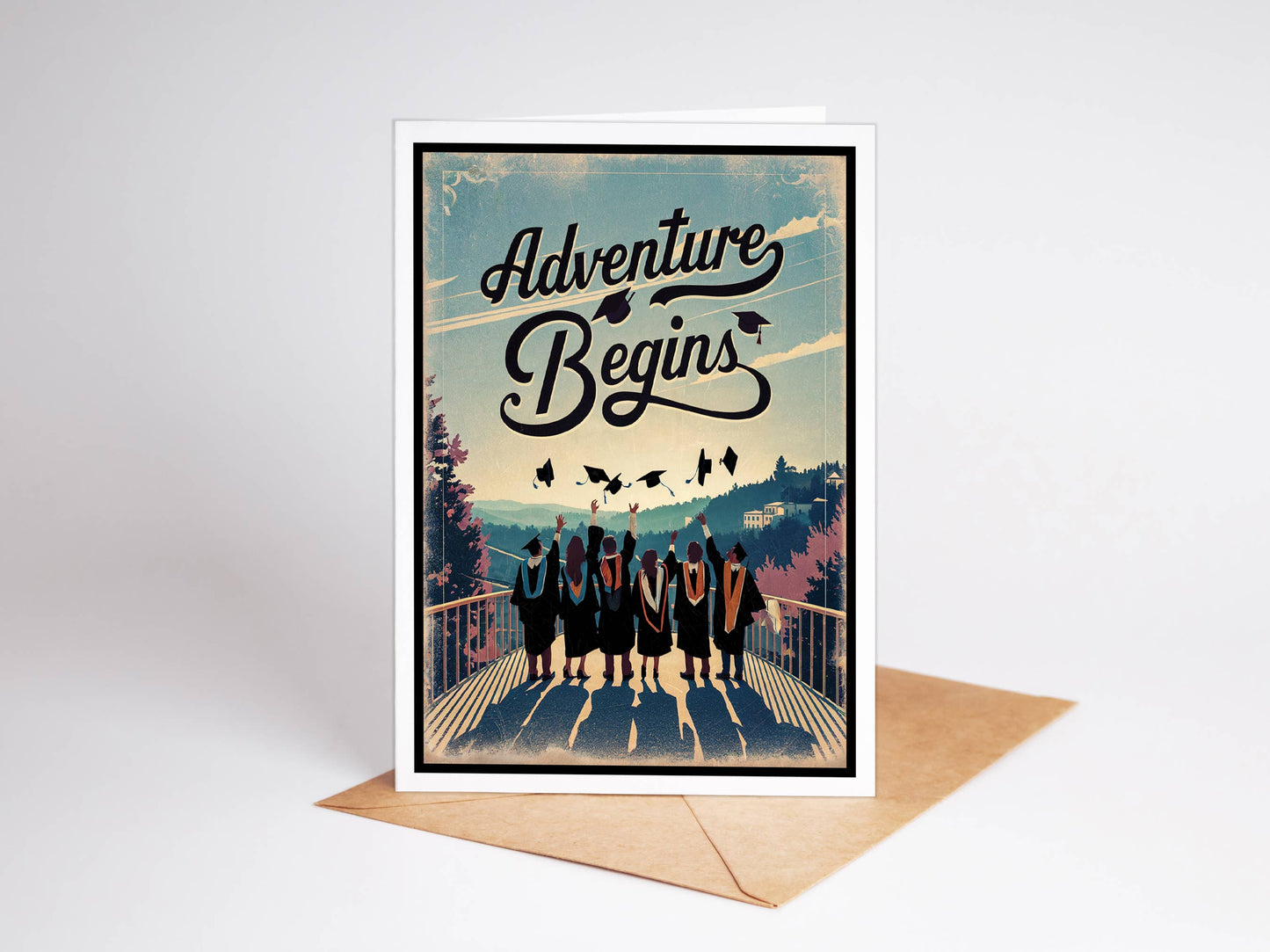 Adventure Begins-Graduation Cards
