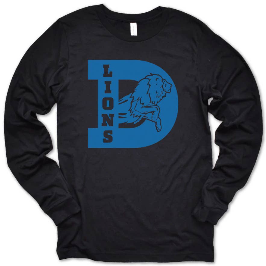 "Big D" long sleeve tee
