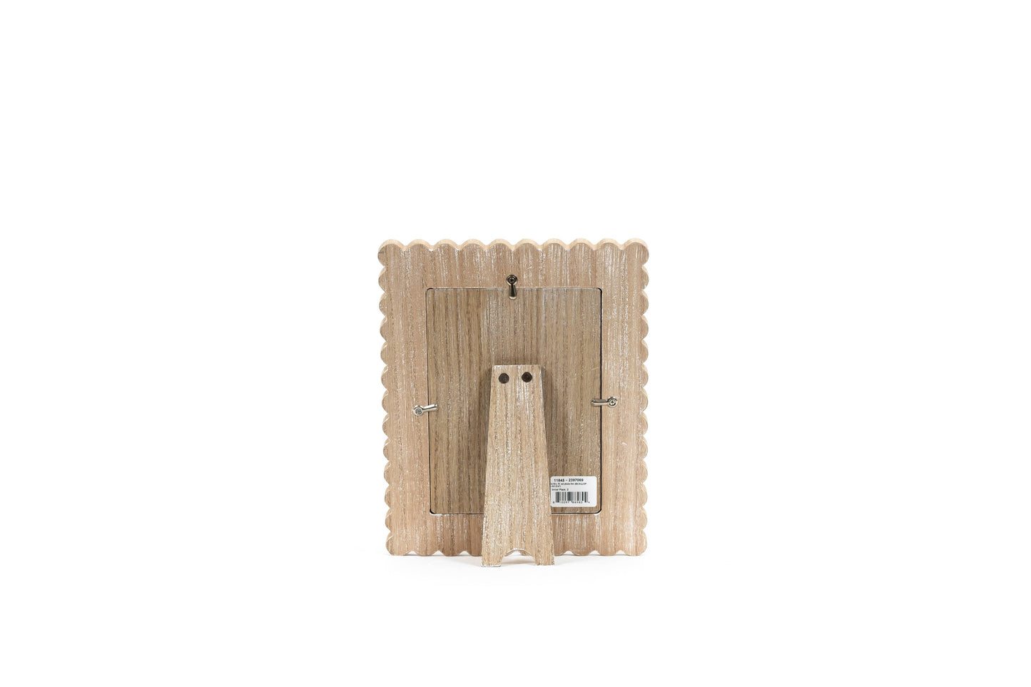 5X7 Natural wood Scallop Photo Frame