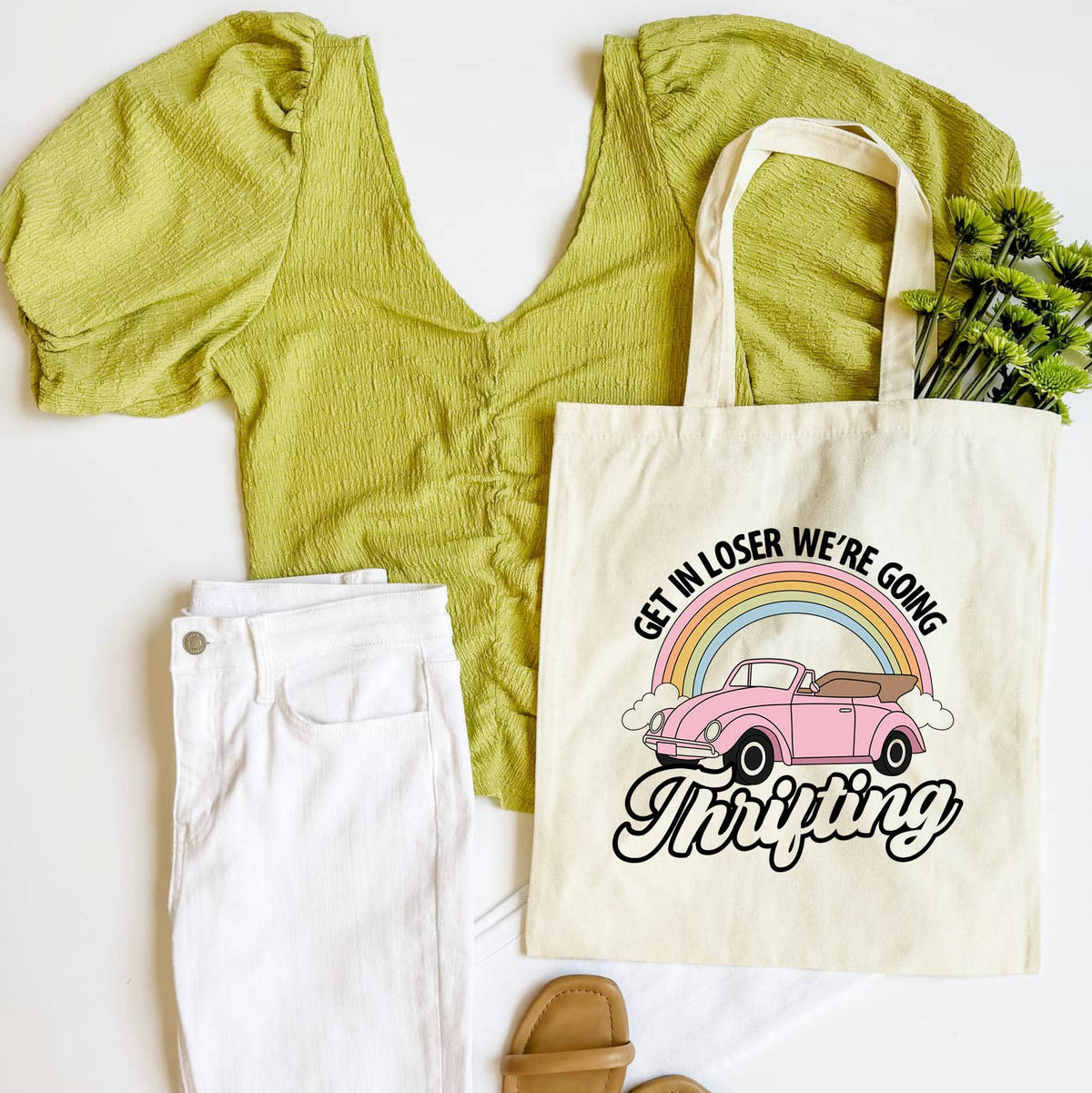 Get In Loser Tote Bag