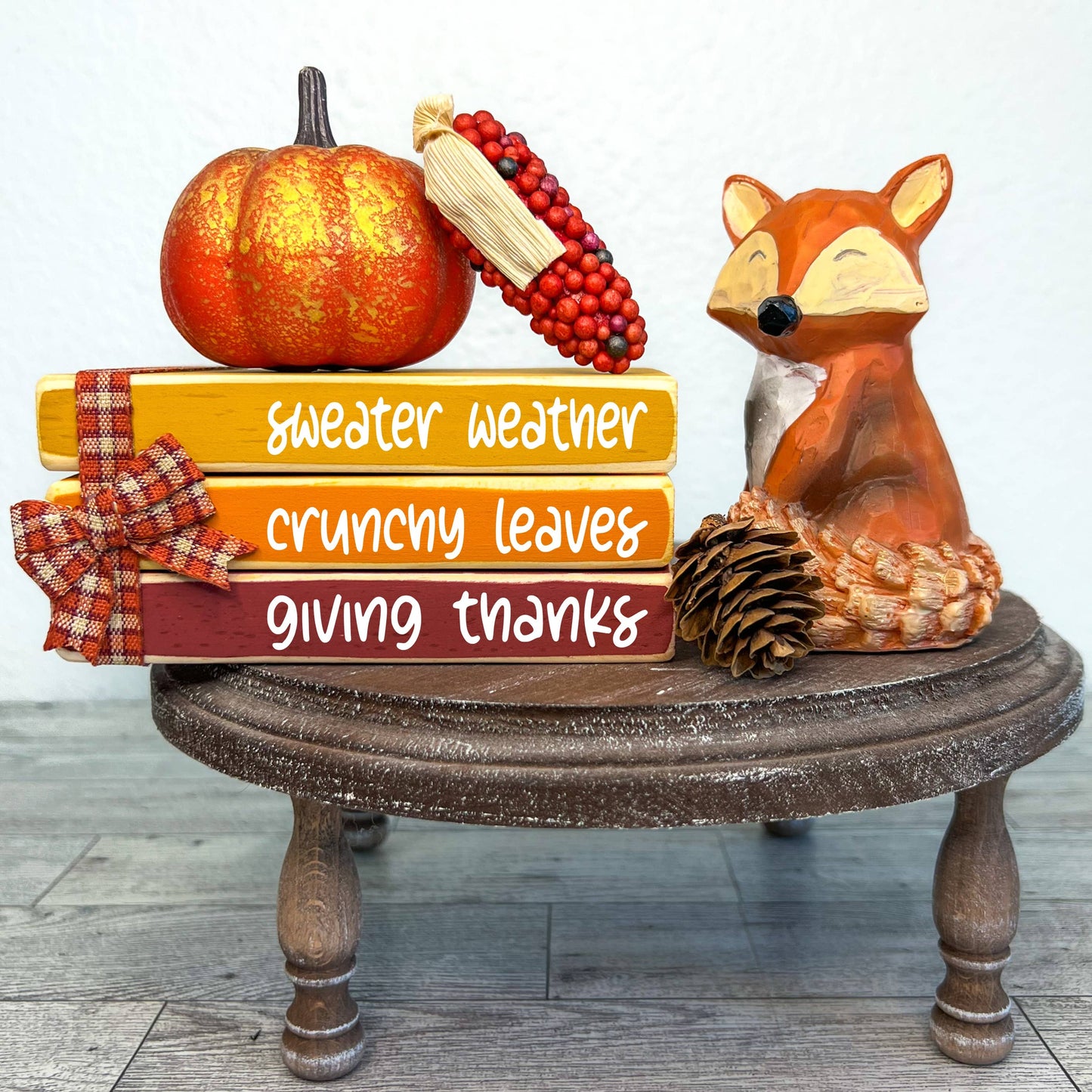 Sweater Weather Book Stack