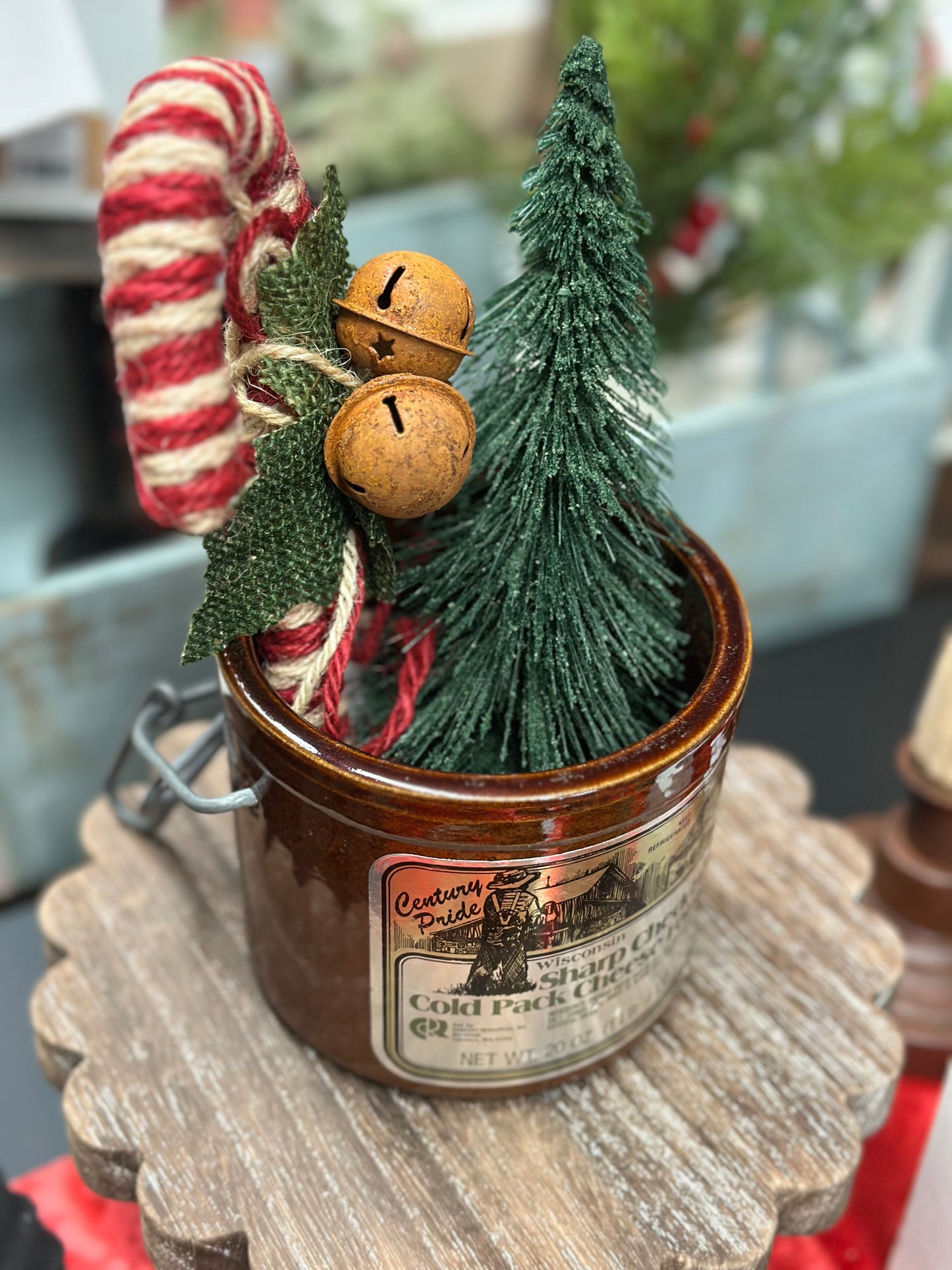 Vintage Cheese Crock