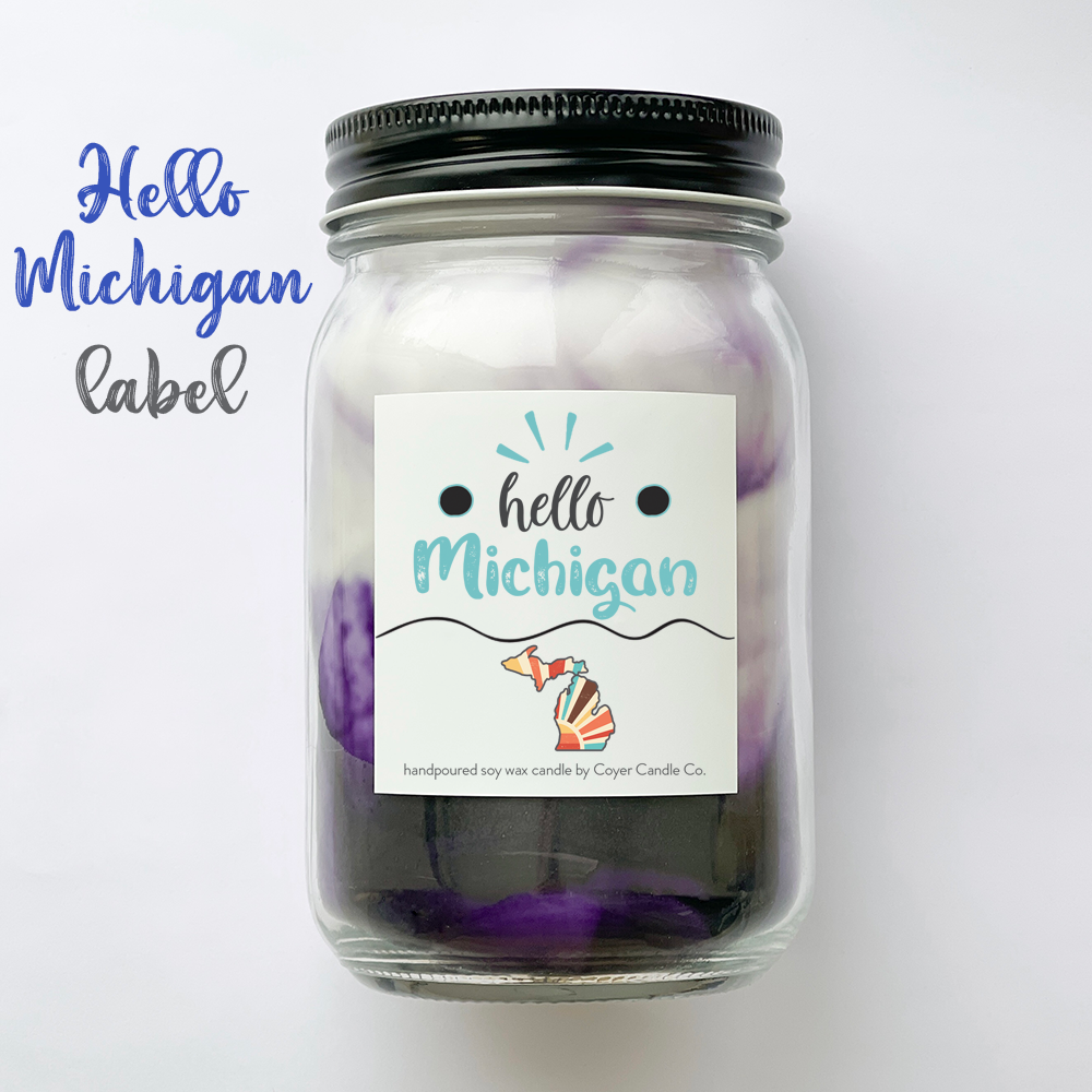 16 oz. Jar Candles - Michigan Designs Collection
