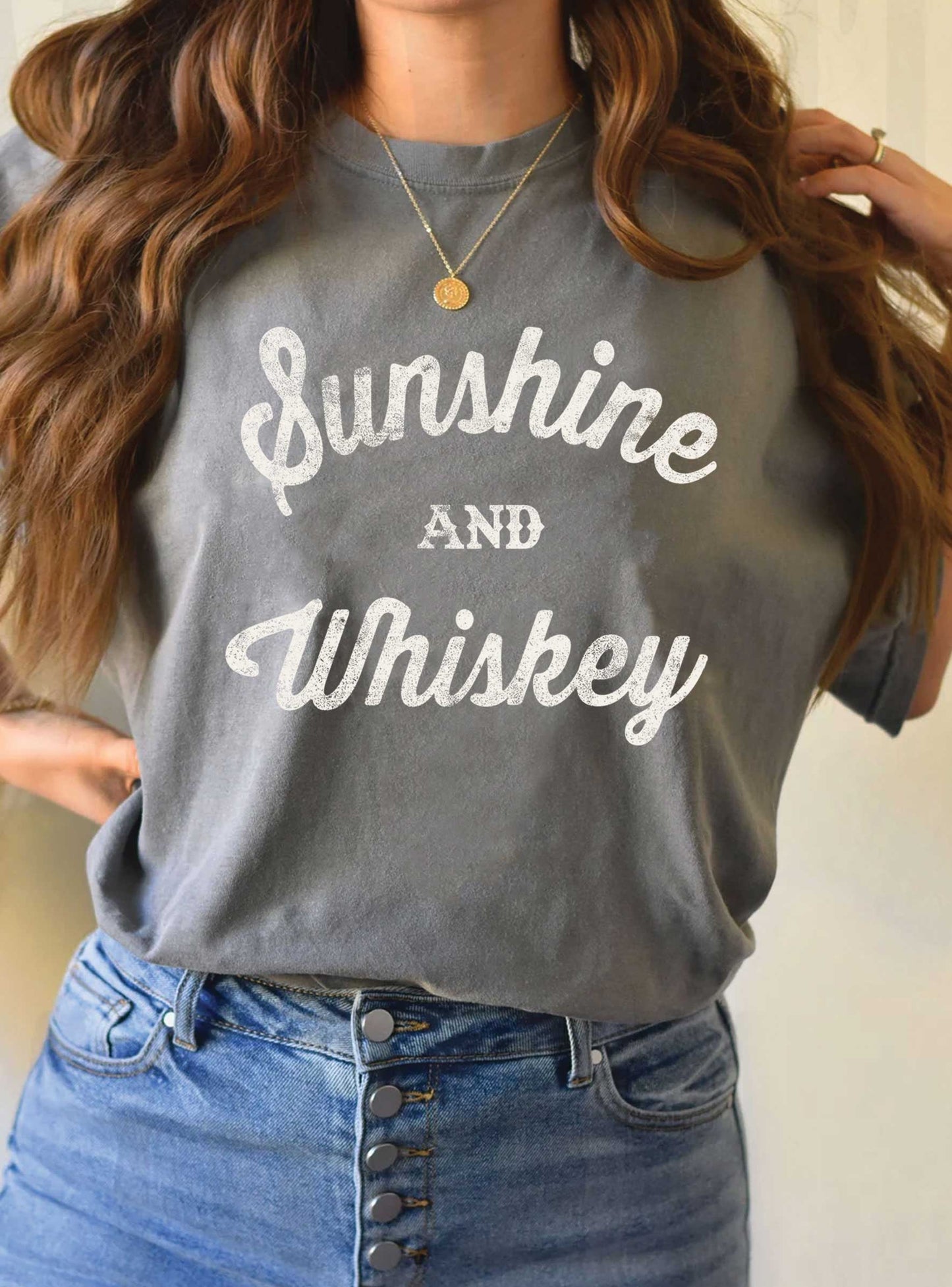 SUNSHINE AND WHISKEY GRAPHIC TSHIRTS