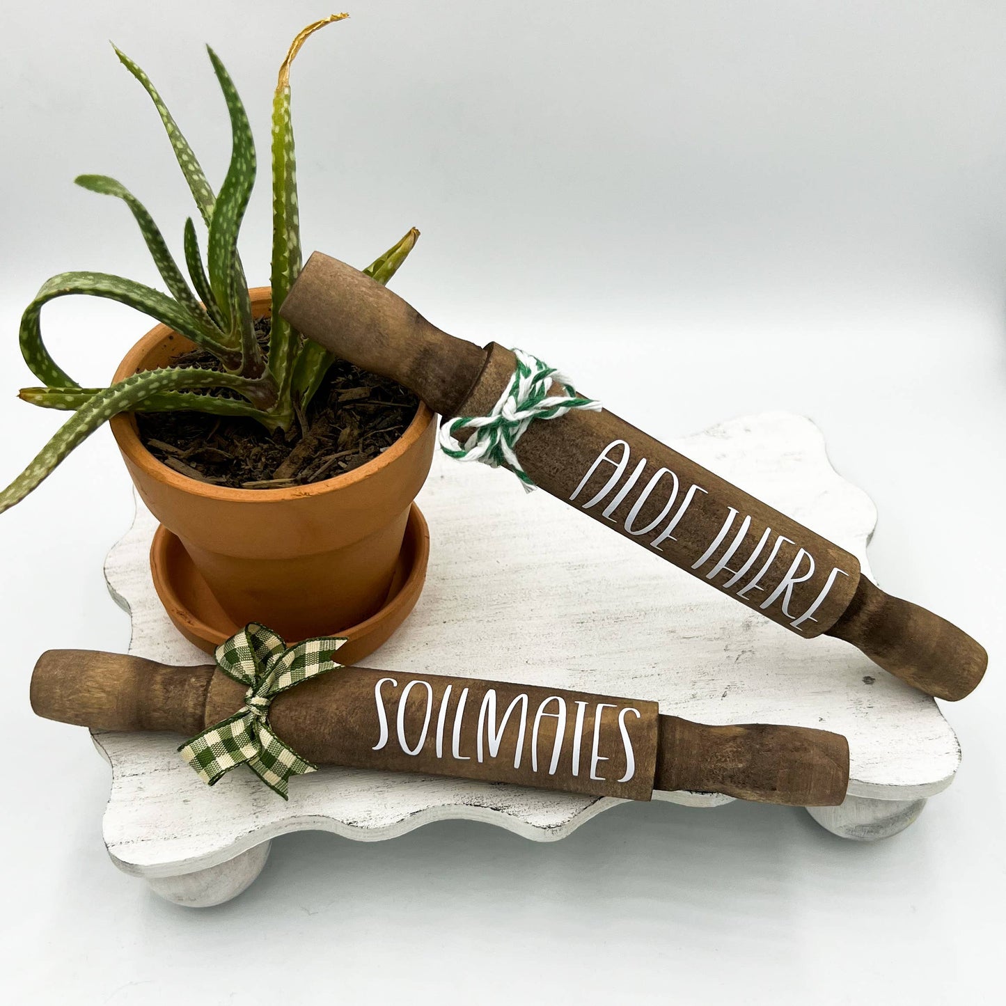 Mini plant rolling pin | Succulent decor | Plant lover decor
