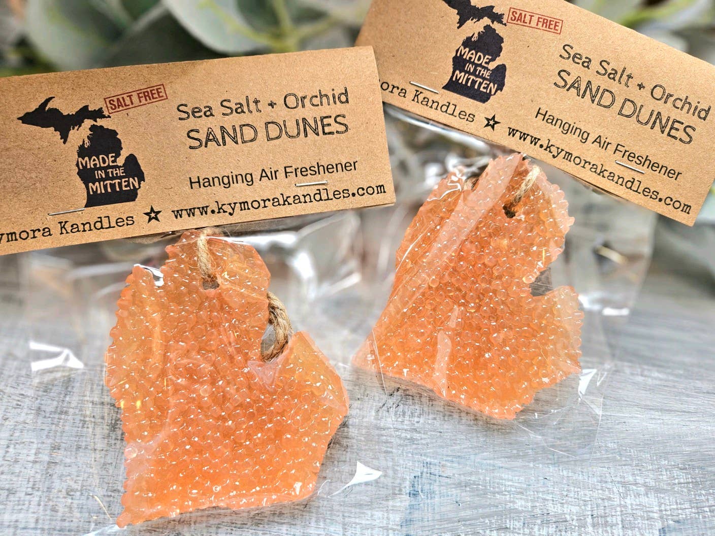 Hanging Air Freshener - Sea Salt + Orchid Sand Dunes
