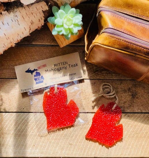 Hanging Air Freshener - Mitten Mahogany Teak