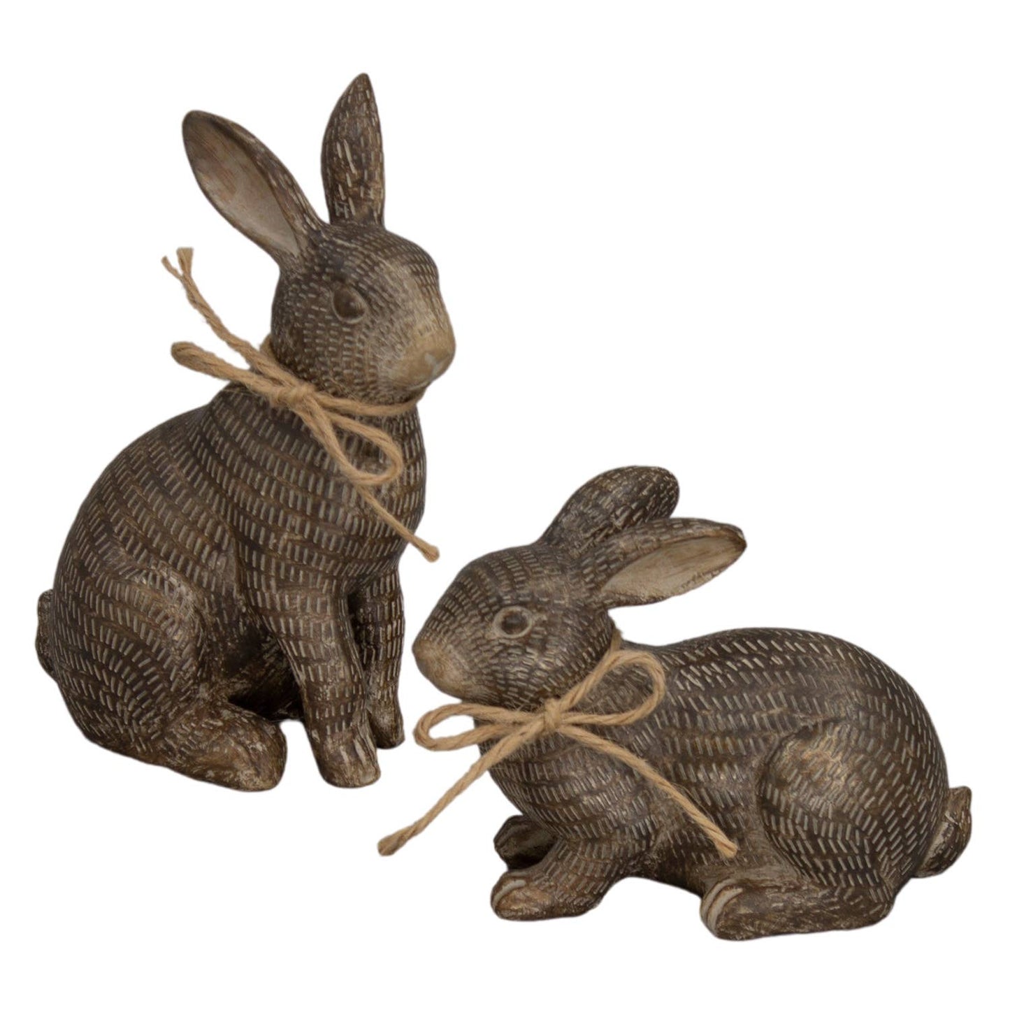 Bronze Resin Hatch Mark Bunny