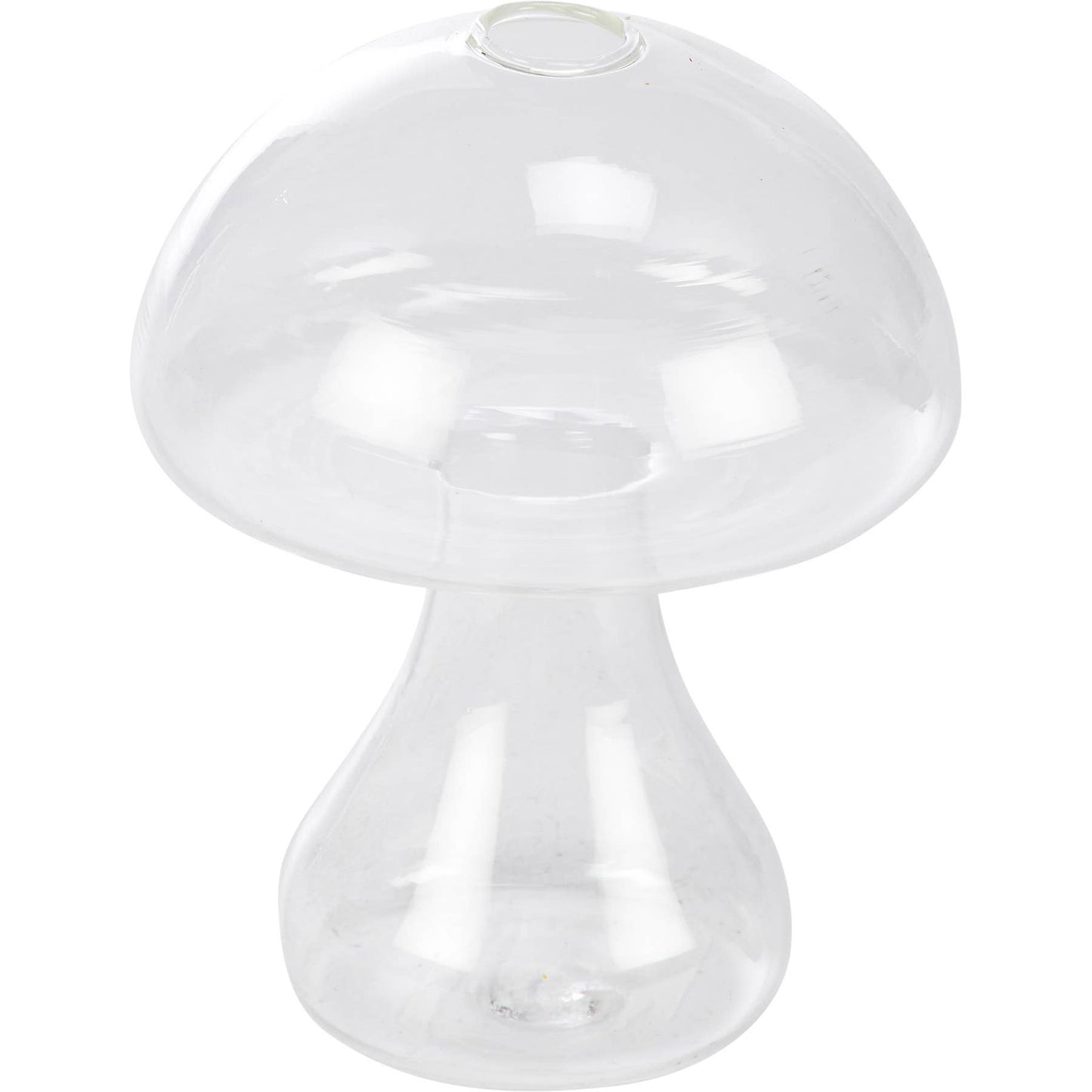 Clear Mushroom Vase