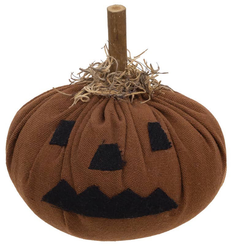 Stuffed Mini Primitive Jack O Lantern, 3 Assorted