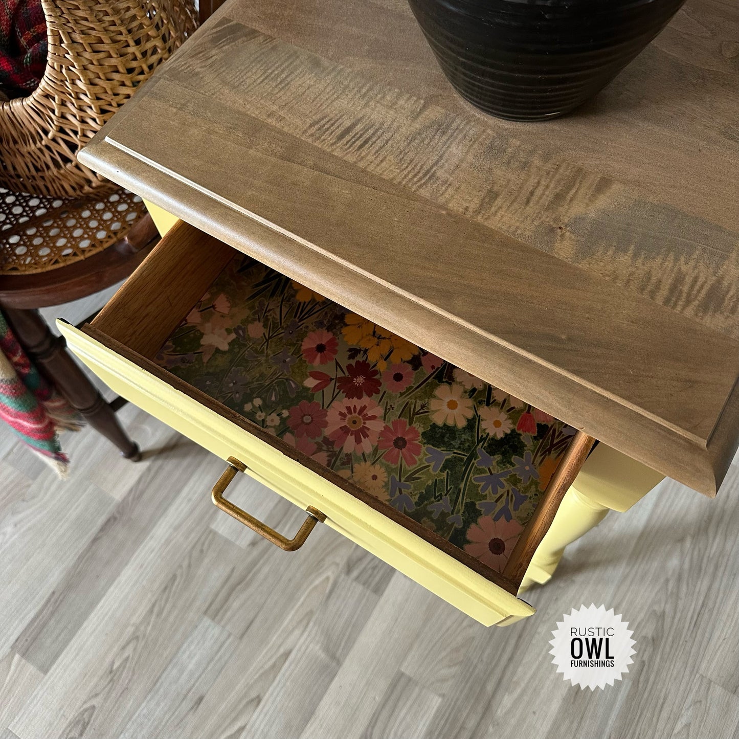 Yellow Maple Side Table