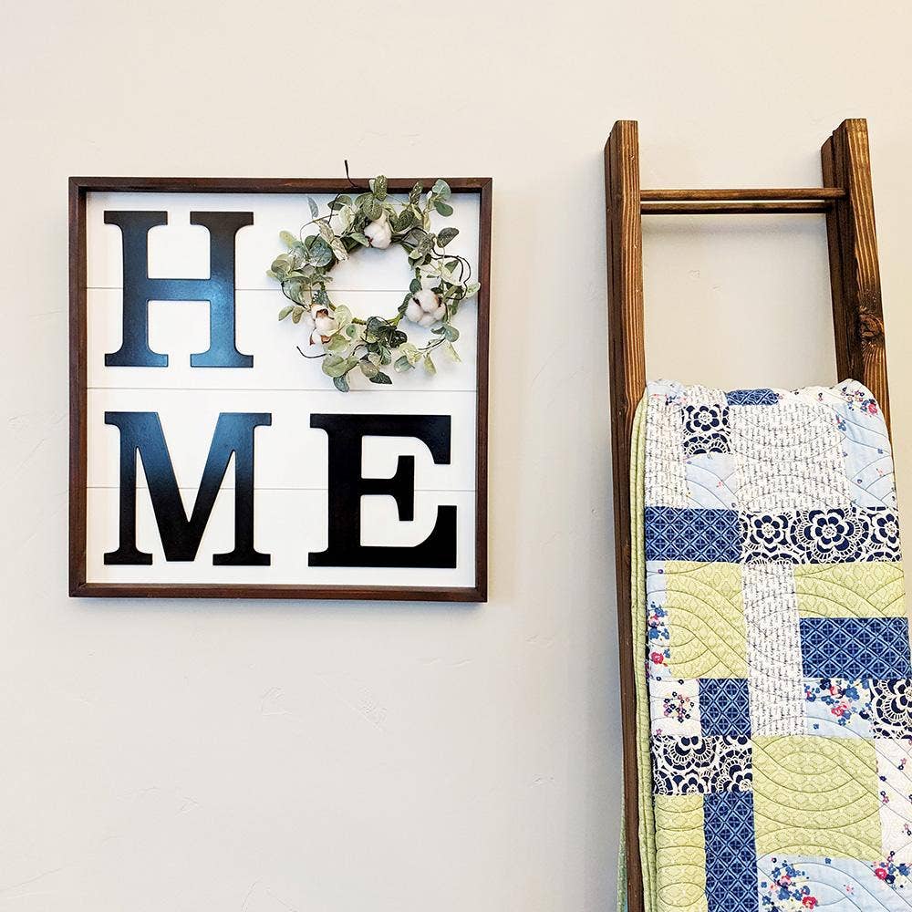 Summer Wreath for Home Sign