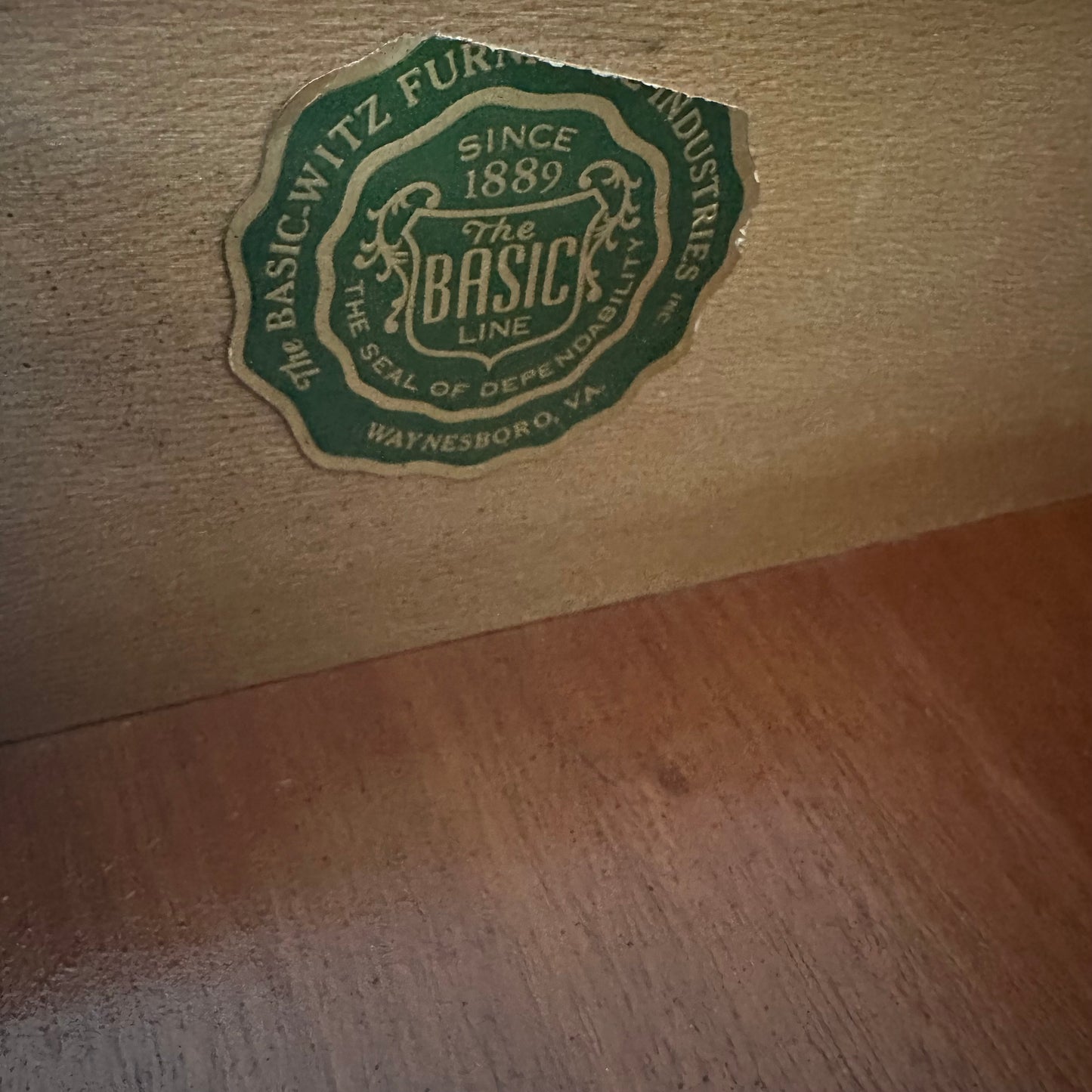 MCM Black Highboy Dresser