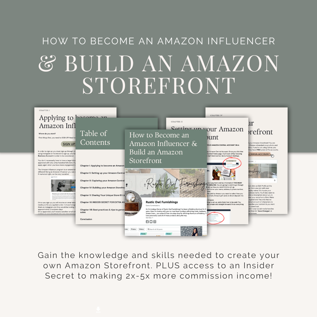 How to Become an Amazon Influencer & Build an Amazon Storefront
