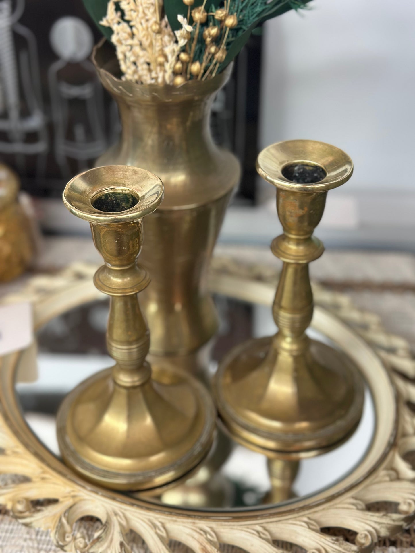 Solid Brass Taper Holder