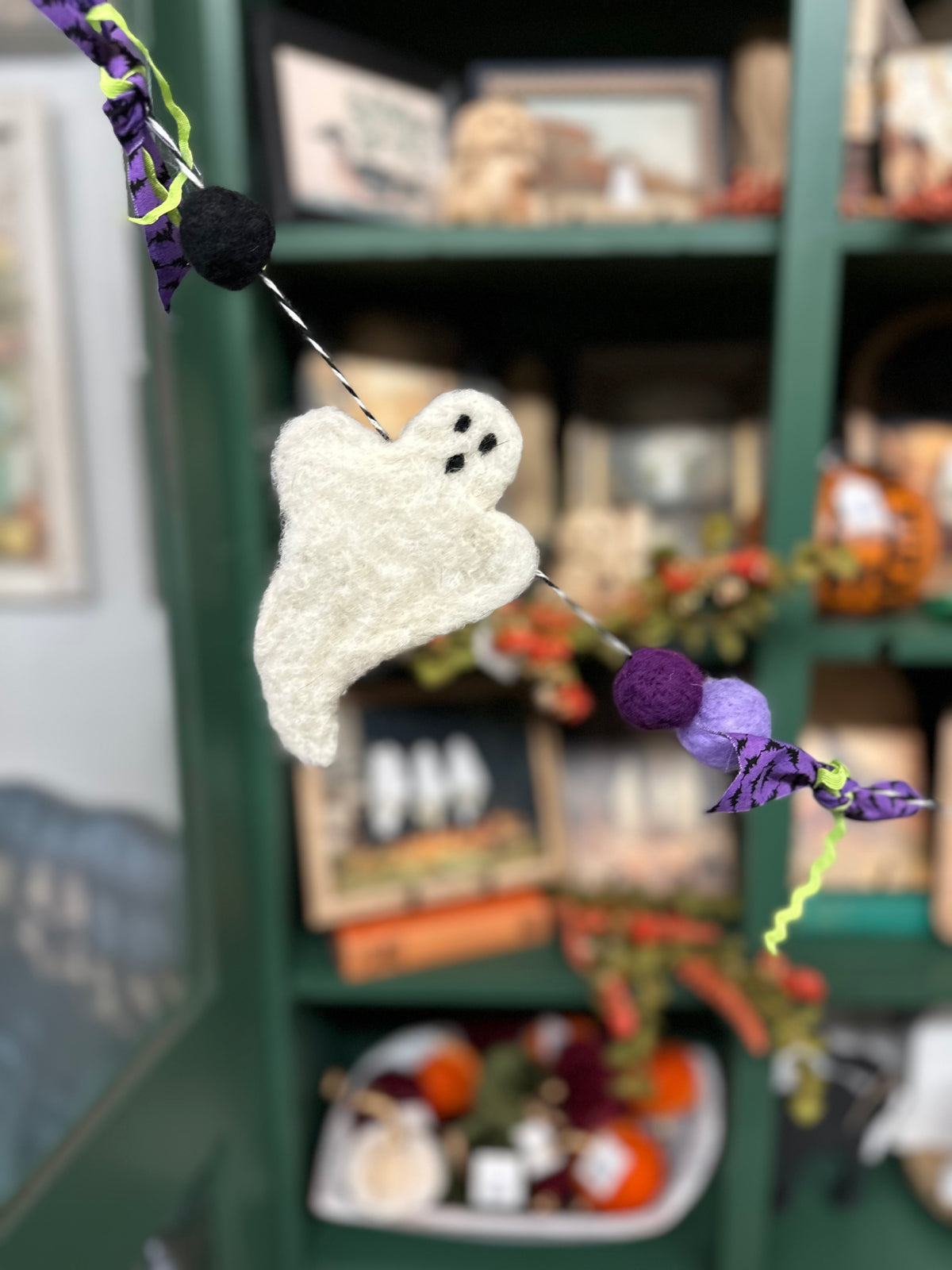 Hand Felted Halloween Garland