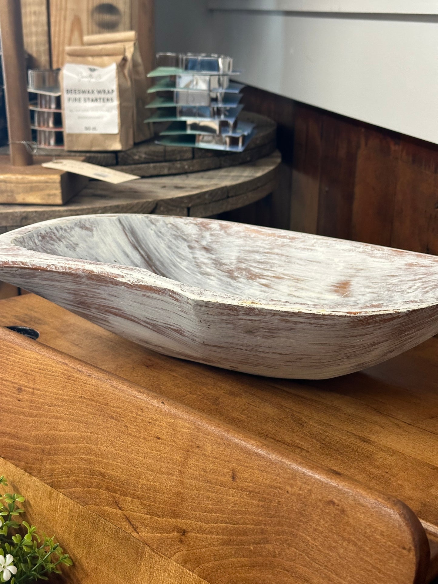 Wood Dough Bowl