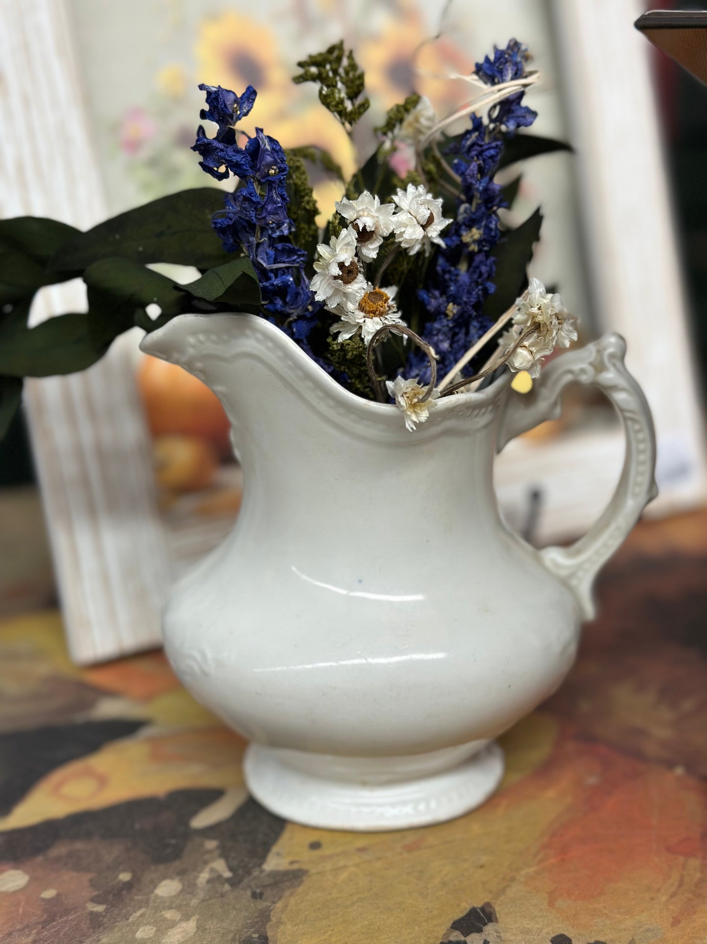 Vintage Ironstone English Pitcher