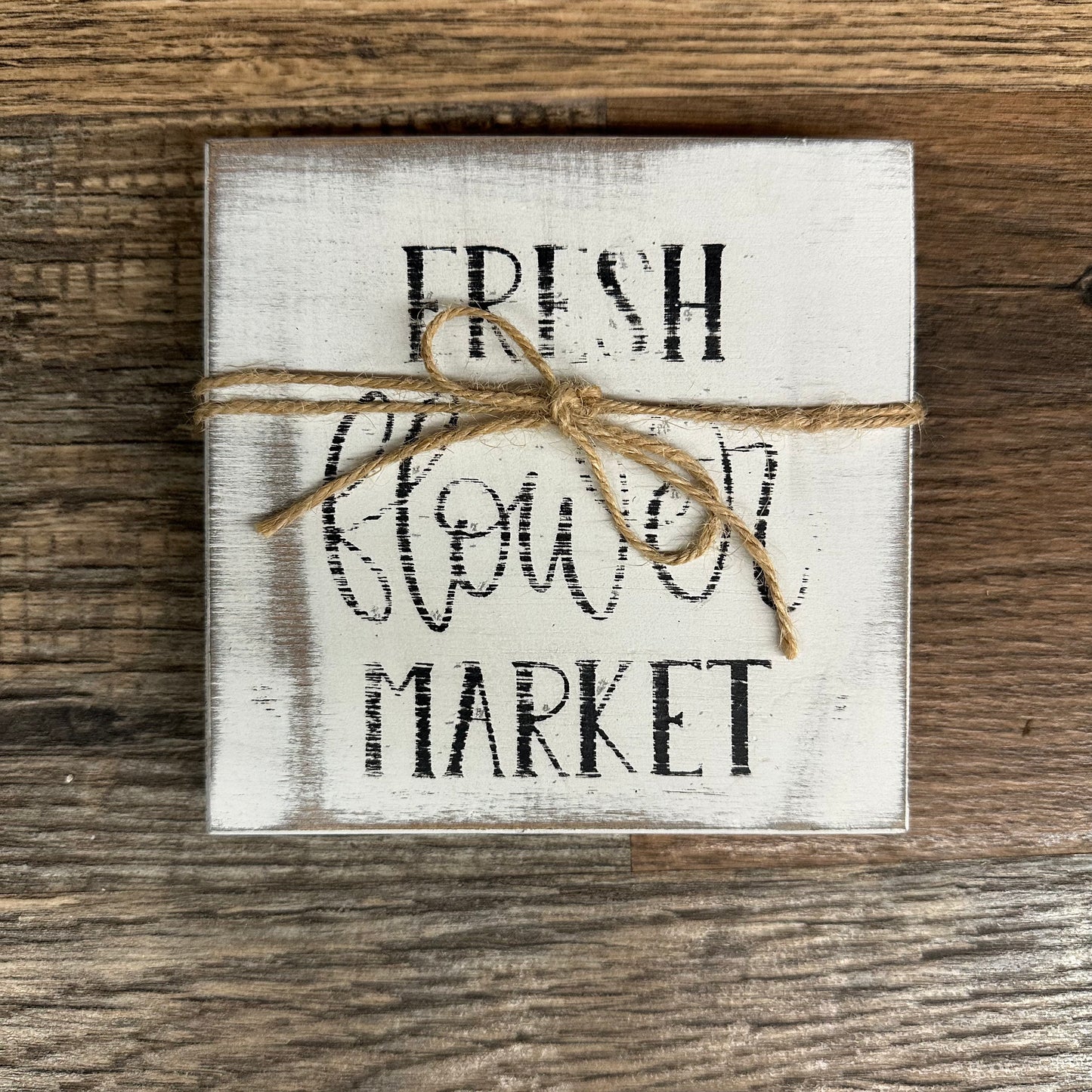 Flower Market Sign