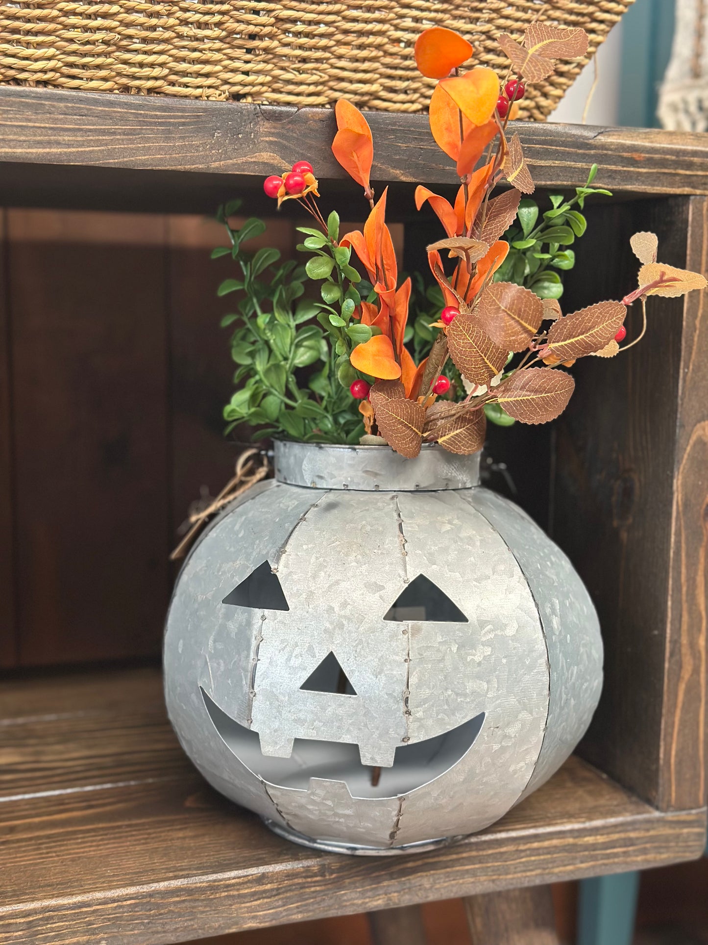 Galvanized Pumpkin