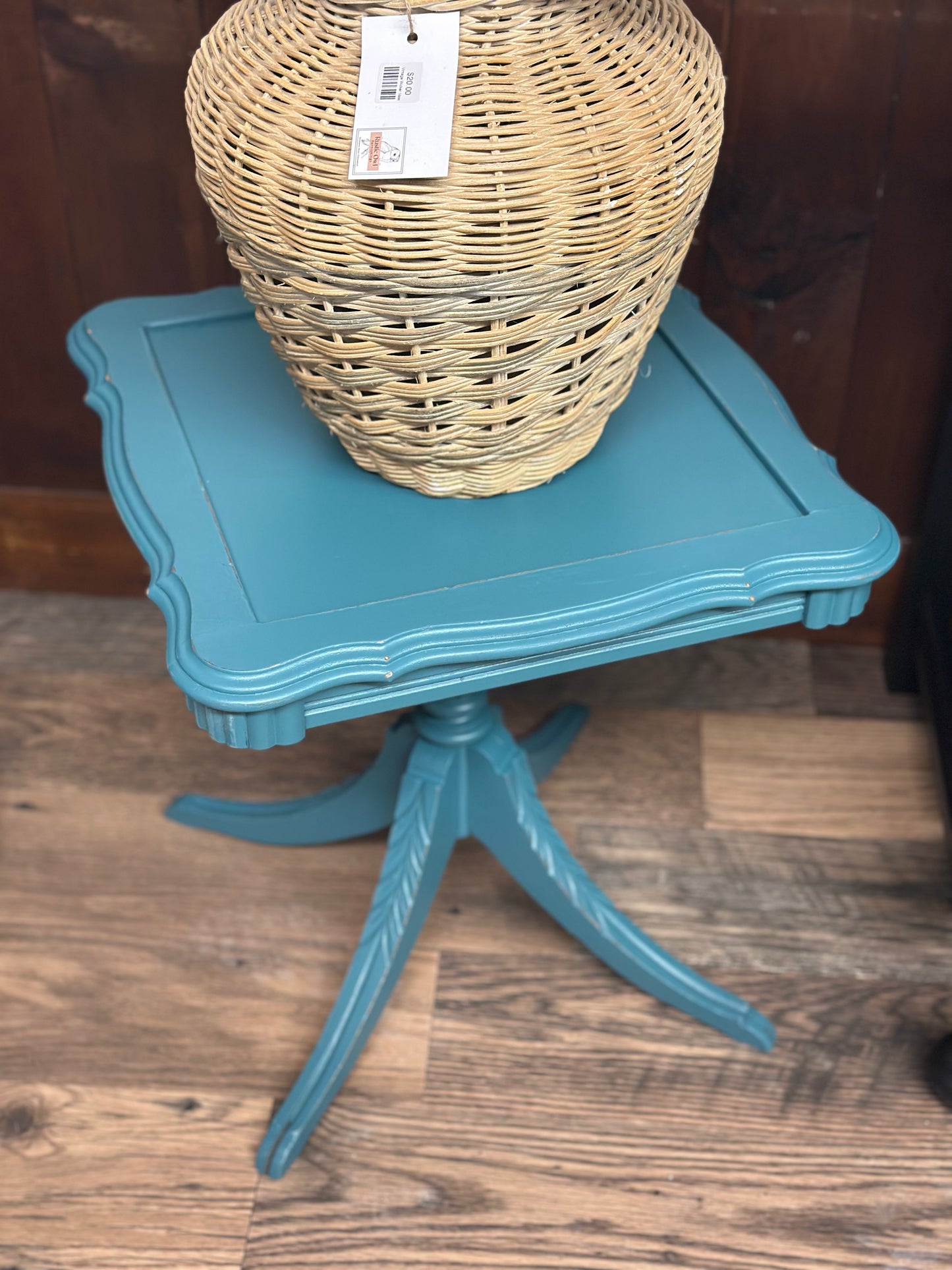 Teal Side Table