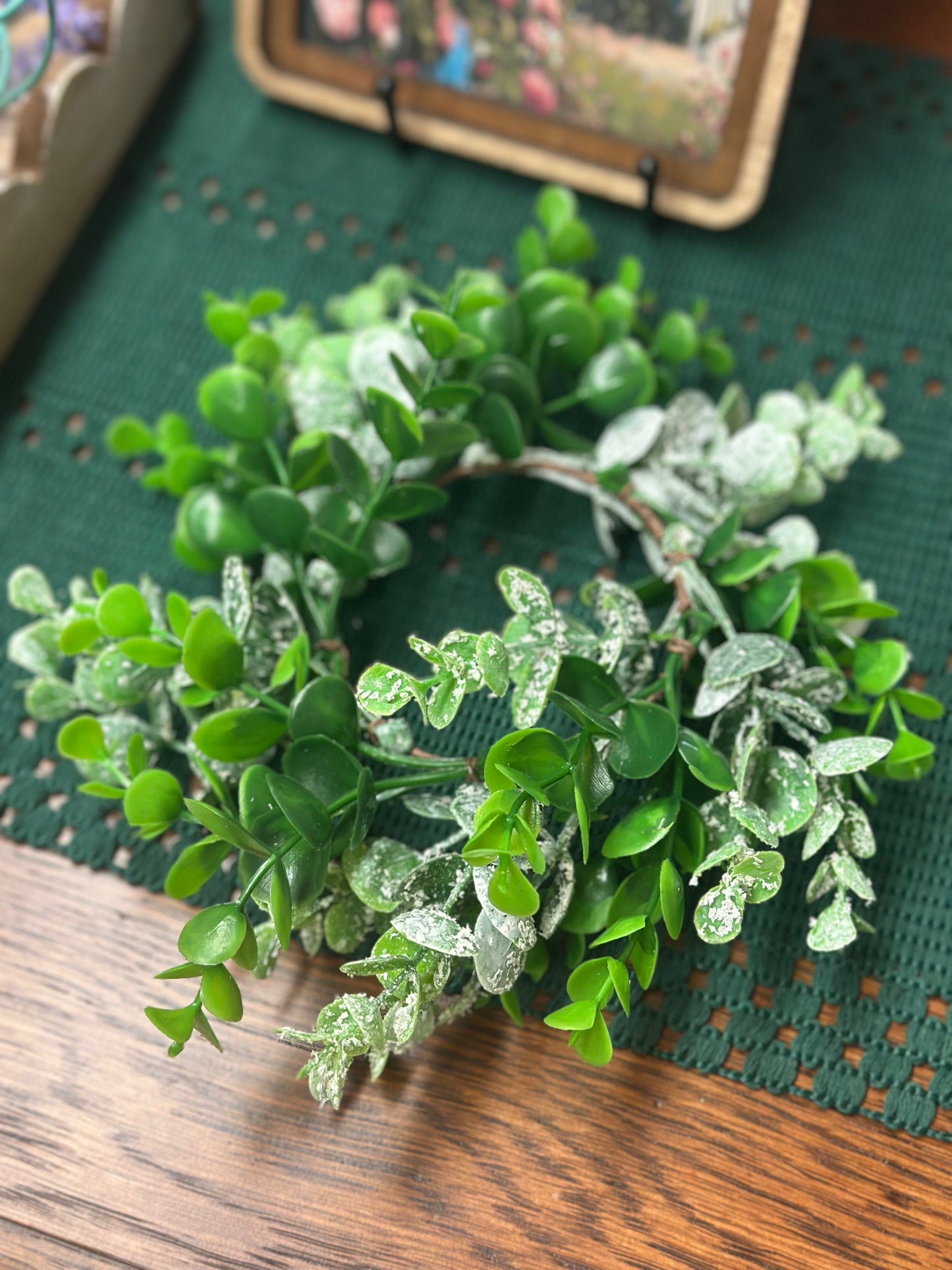 Eucalyptus Candle Ring/Wreath