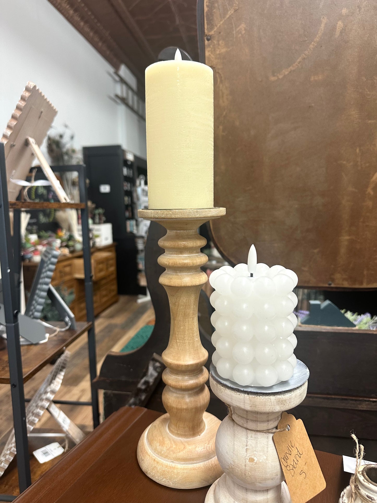 Wax LED Flickering Candle