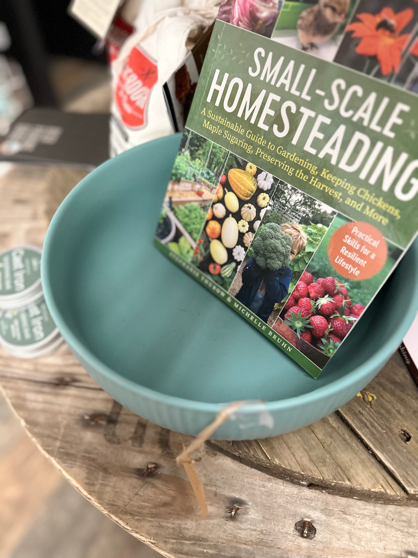 Teal Serving Bowl