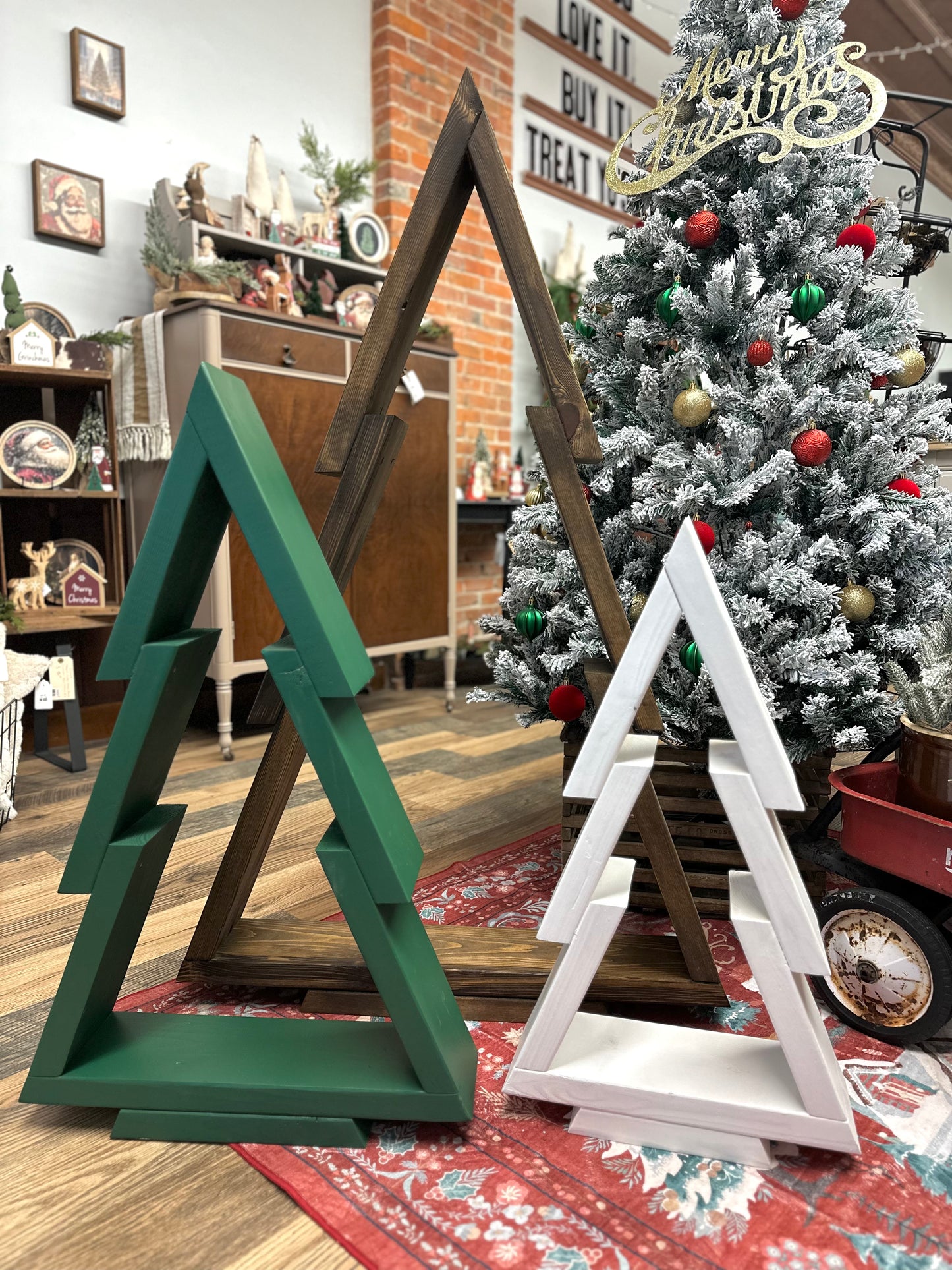 Wood Christmas Trees