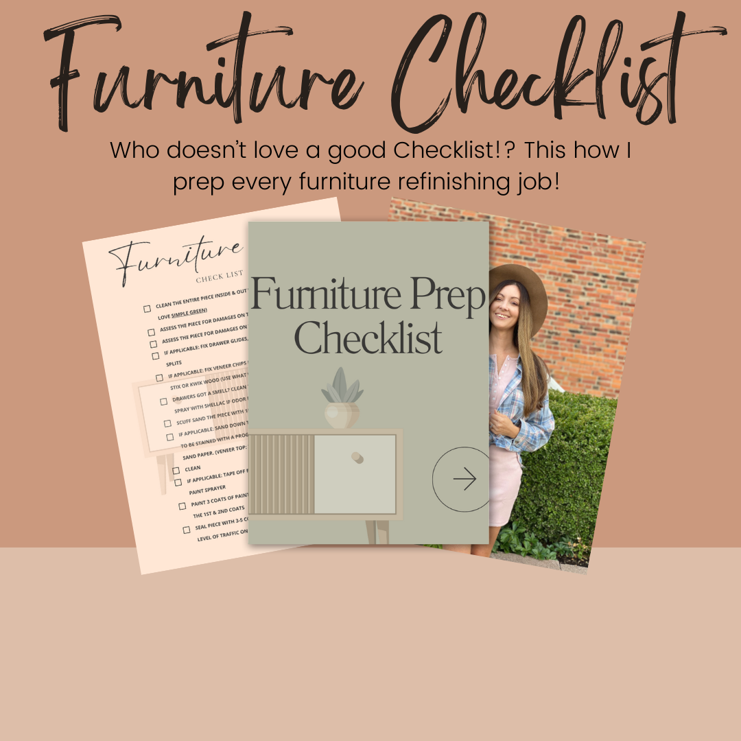 Furniture Prep Checklist