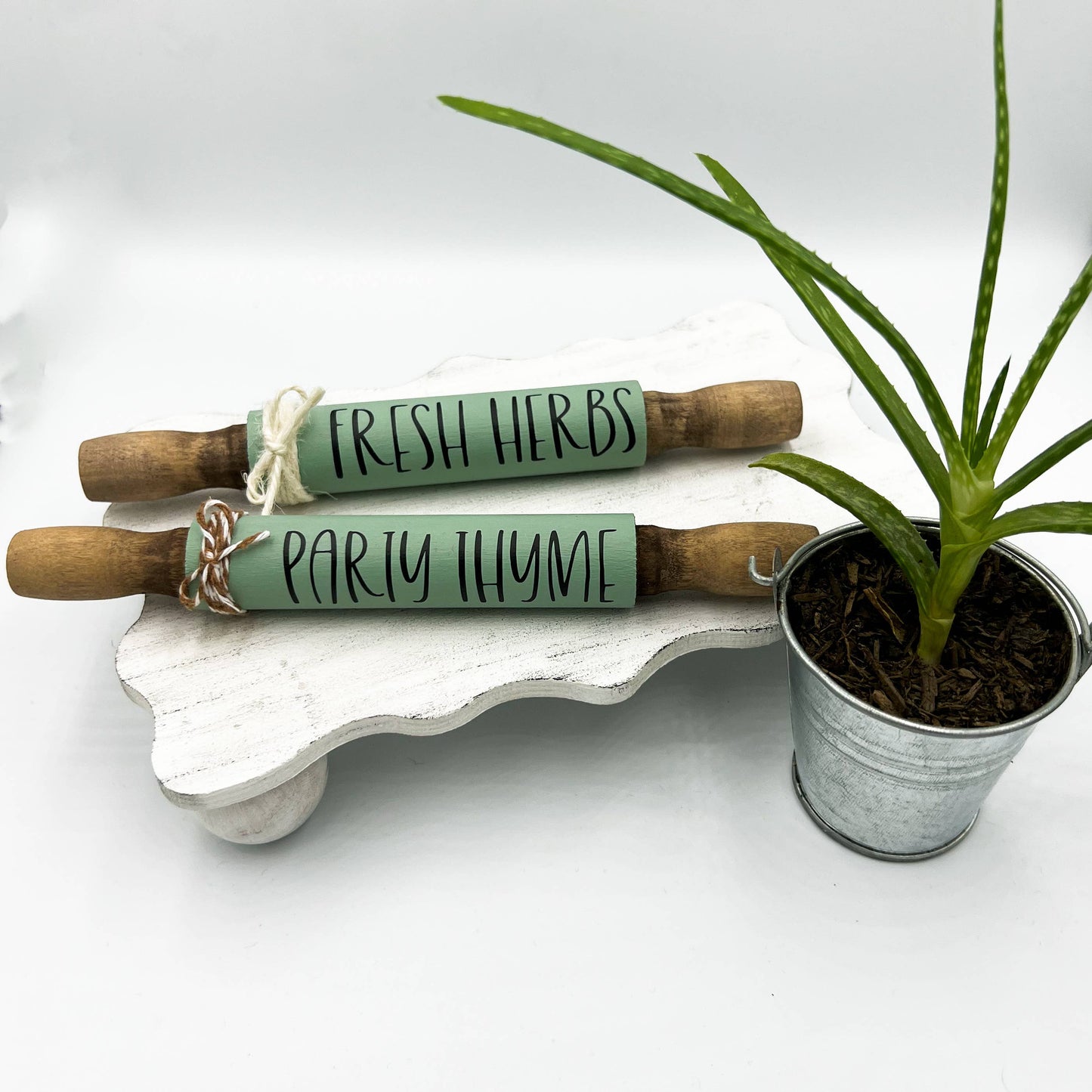 Mini plant rolling pin | Succulent decor | Plant lover decor